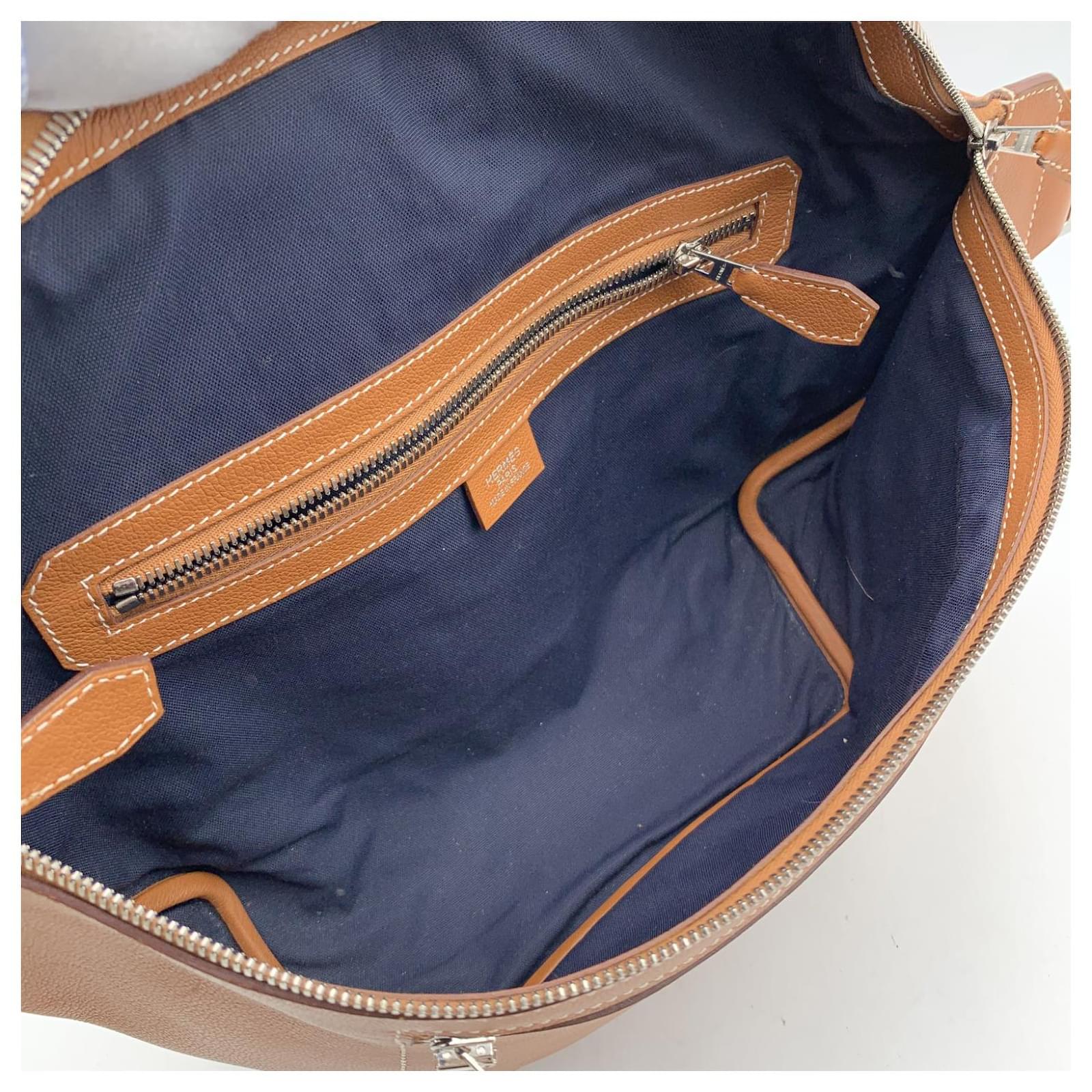 Shop HERMES Cityslide Street Style Plain Leather Crossbody Bag
