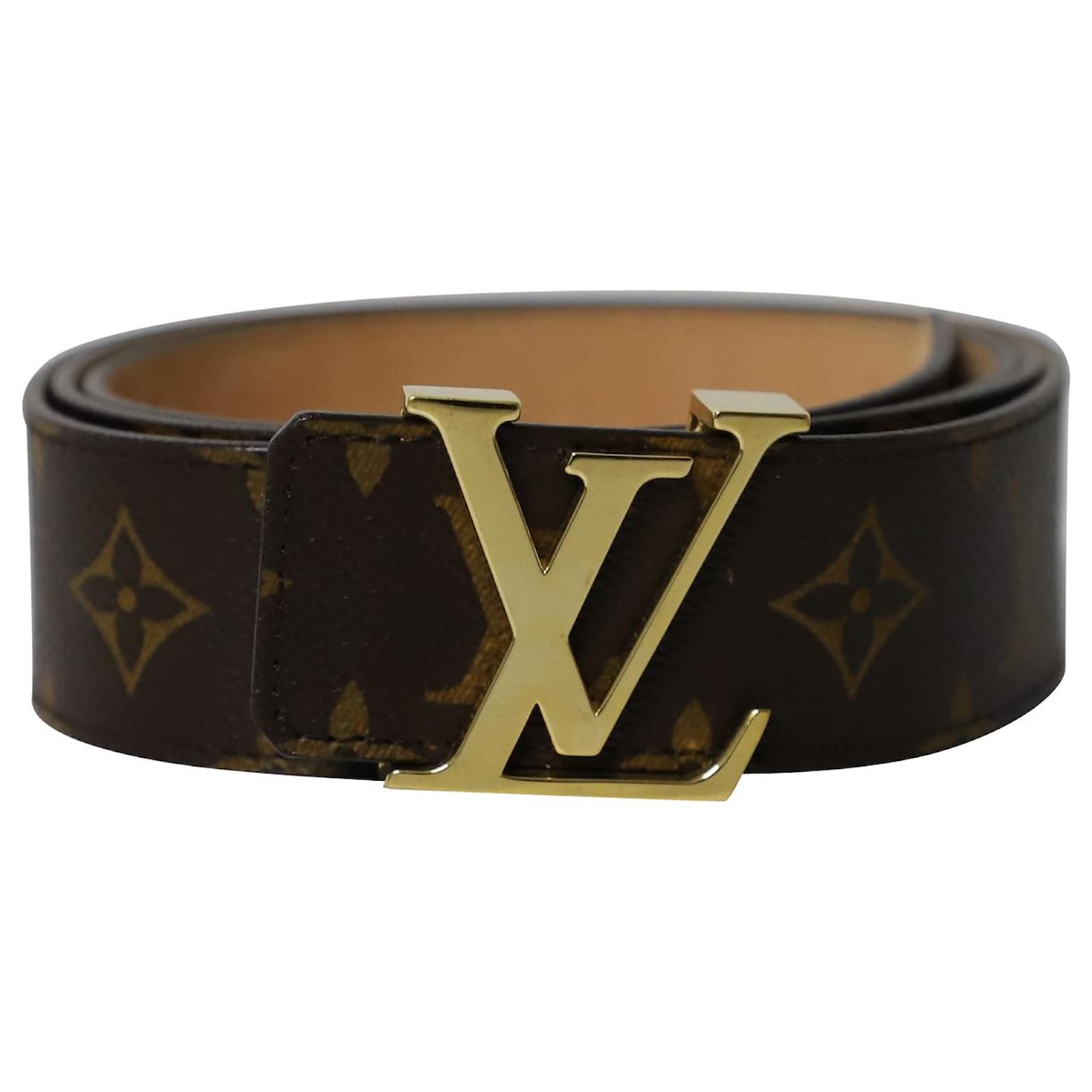 Louis Vuitton Black Monogram Belt Size 32 $380