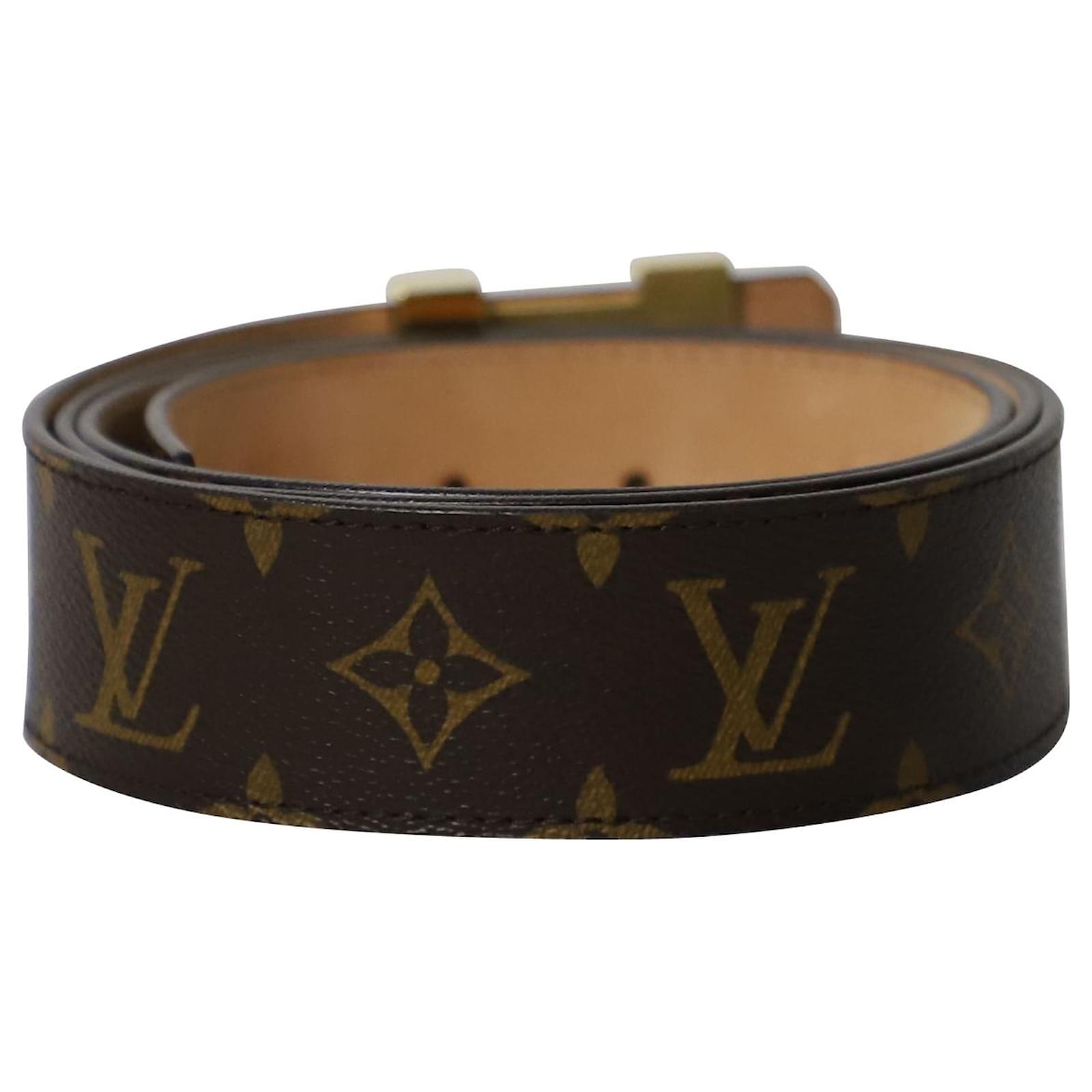 Louis Vuitton Belts Brown Leather ref.992437 - Joli Closet