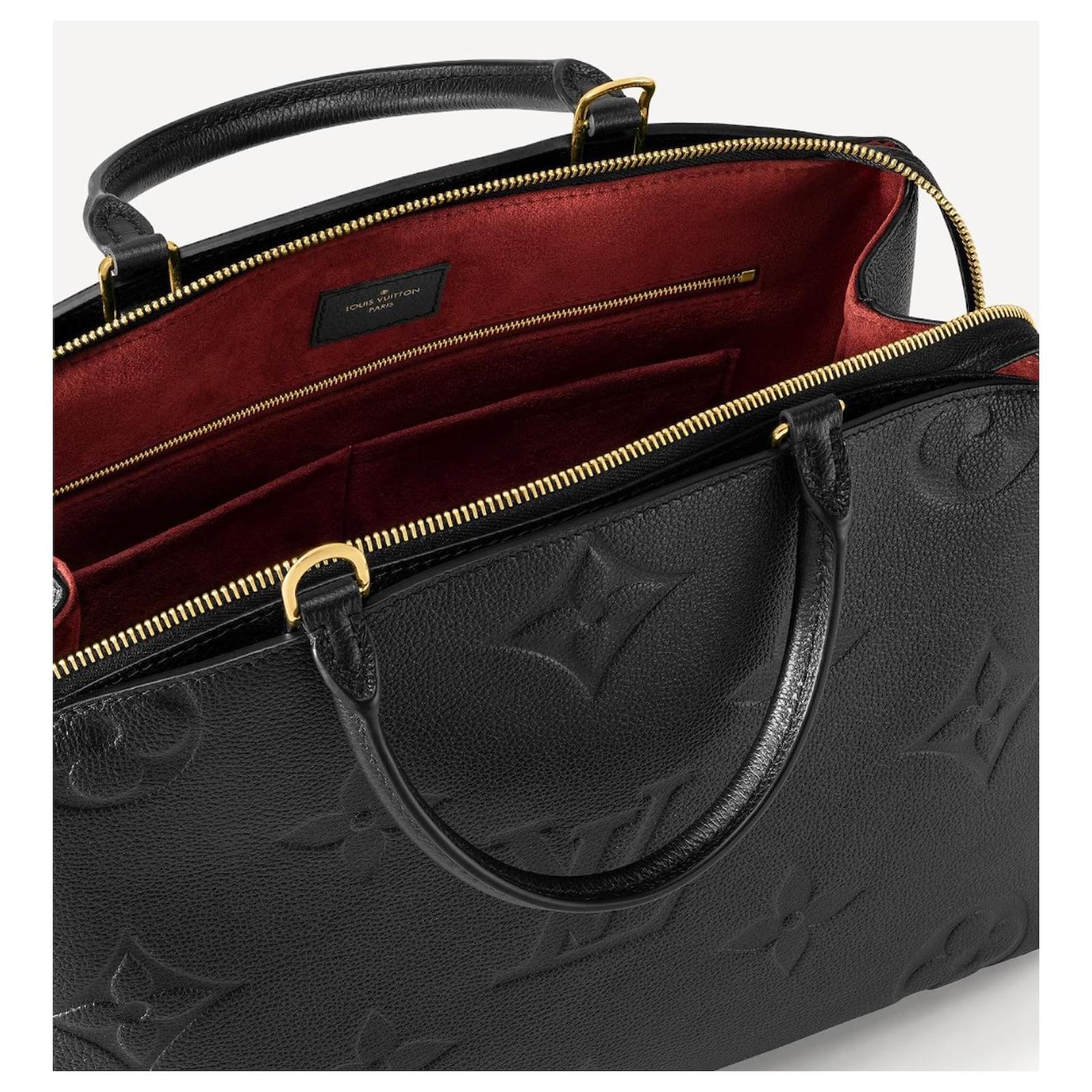 Louis Vuitton Bolso tote LV Grand Palais negro Cuero ref.355050