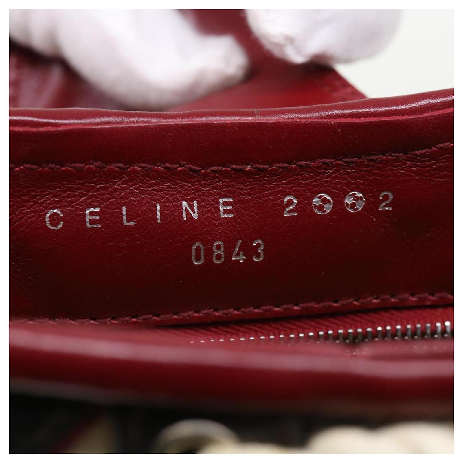 Céline Celine 2002 soccer world cup model Shoulder Bag Leather