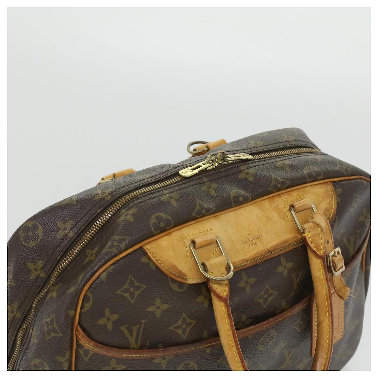 LOUIS VUITTON Monogram Deauville Hand Bag M47270 LV Auth bs4846