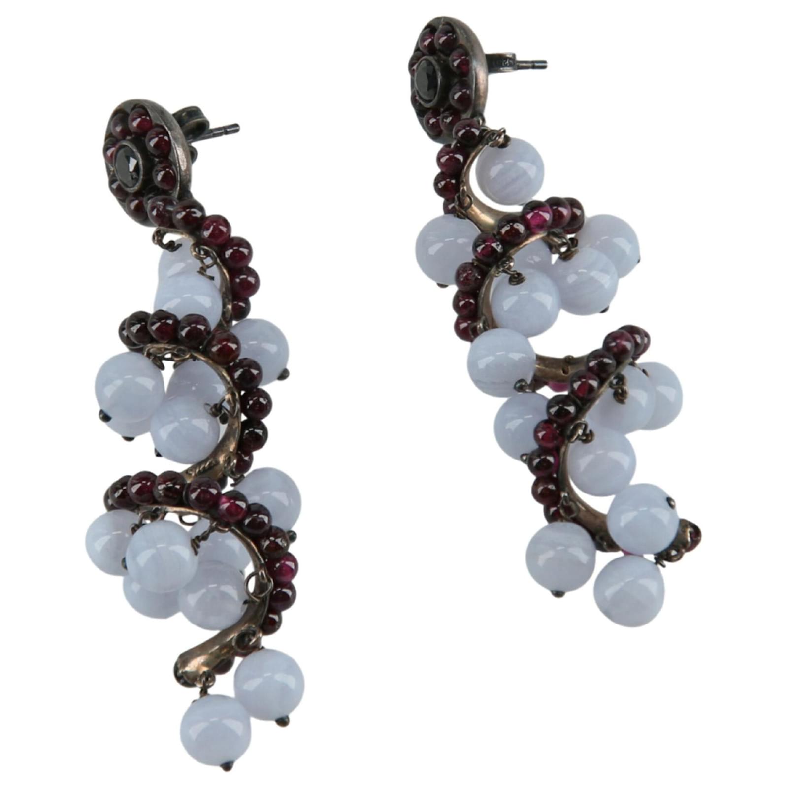Bottega Veneta Beaded Swirl Drop Earrings Multiple colors ref.789456 ...
