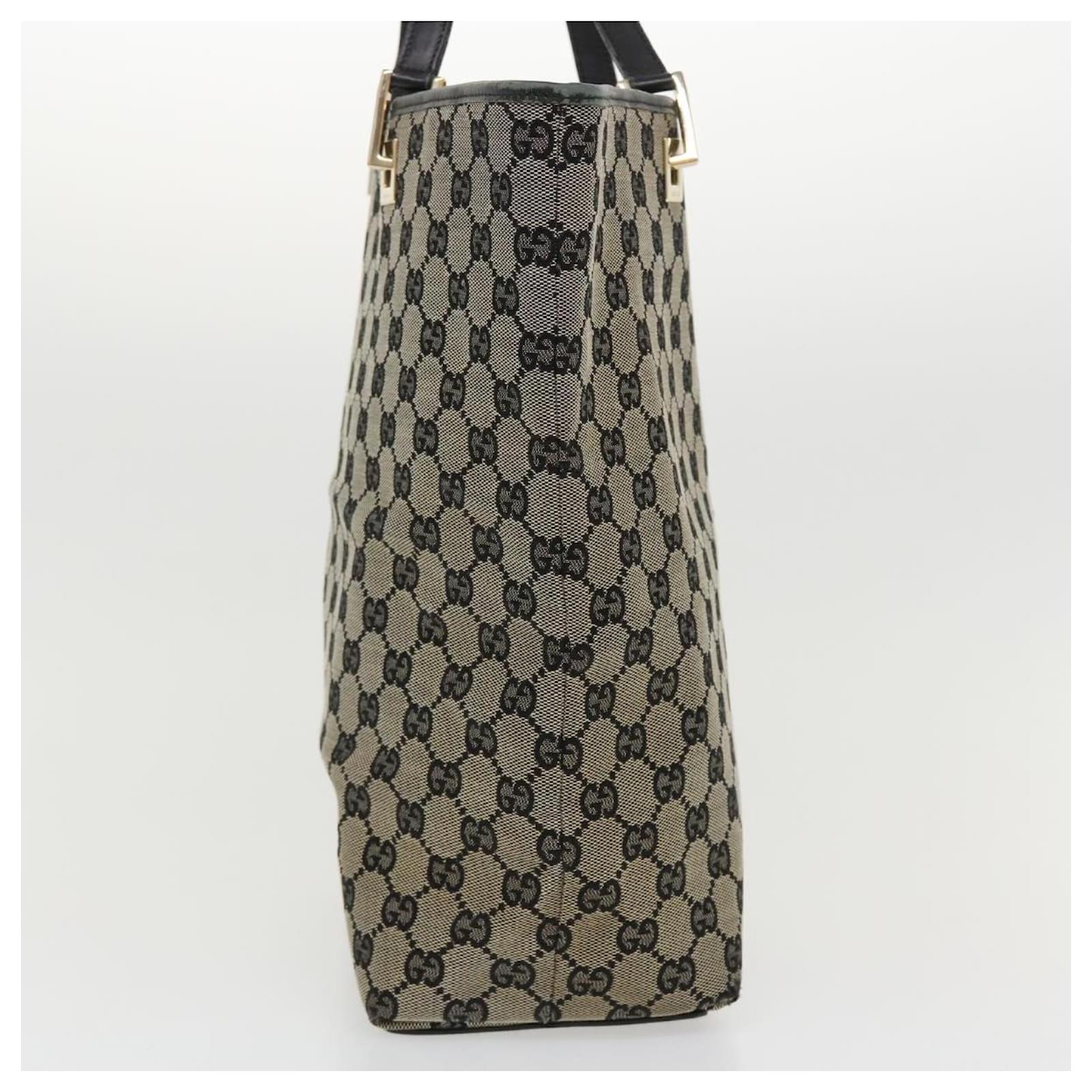 gucci GG Canvas Tote Bag black 002 1098 3444 Auth ac1696 ref
