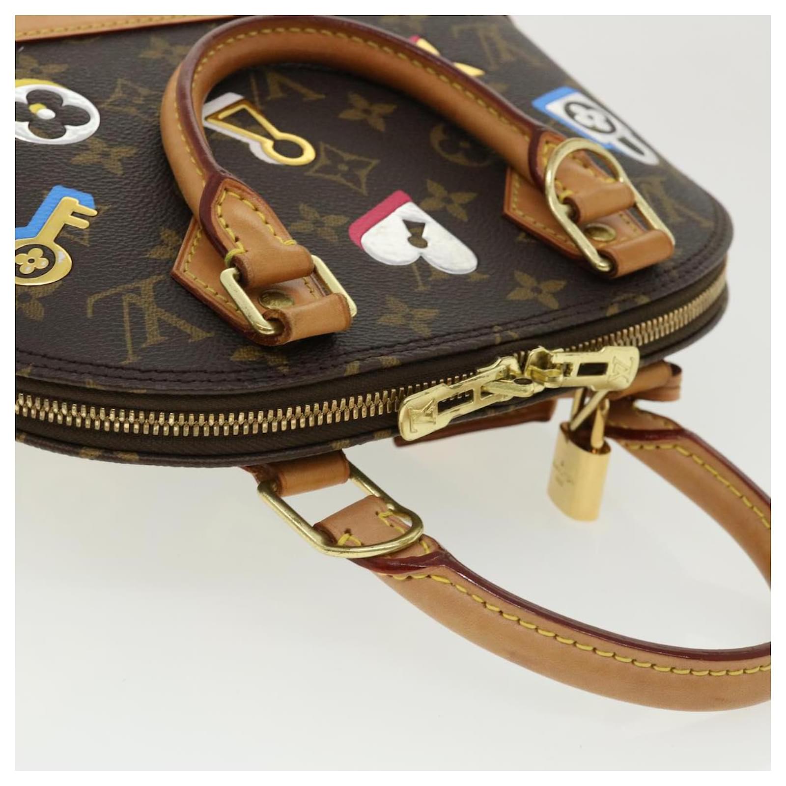 LOUIS VUITTON Monogram Lovelock Alma BB Hand Bag M44368 LV
