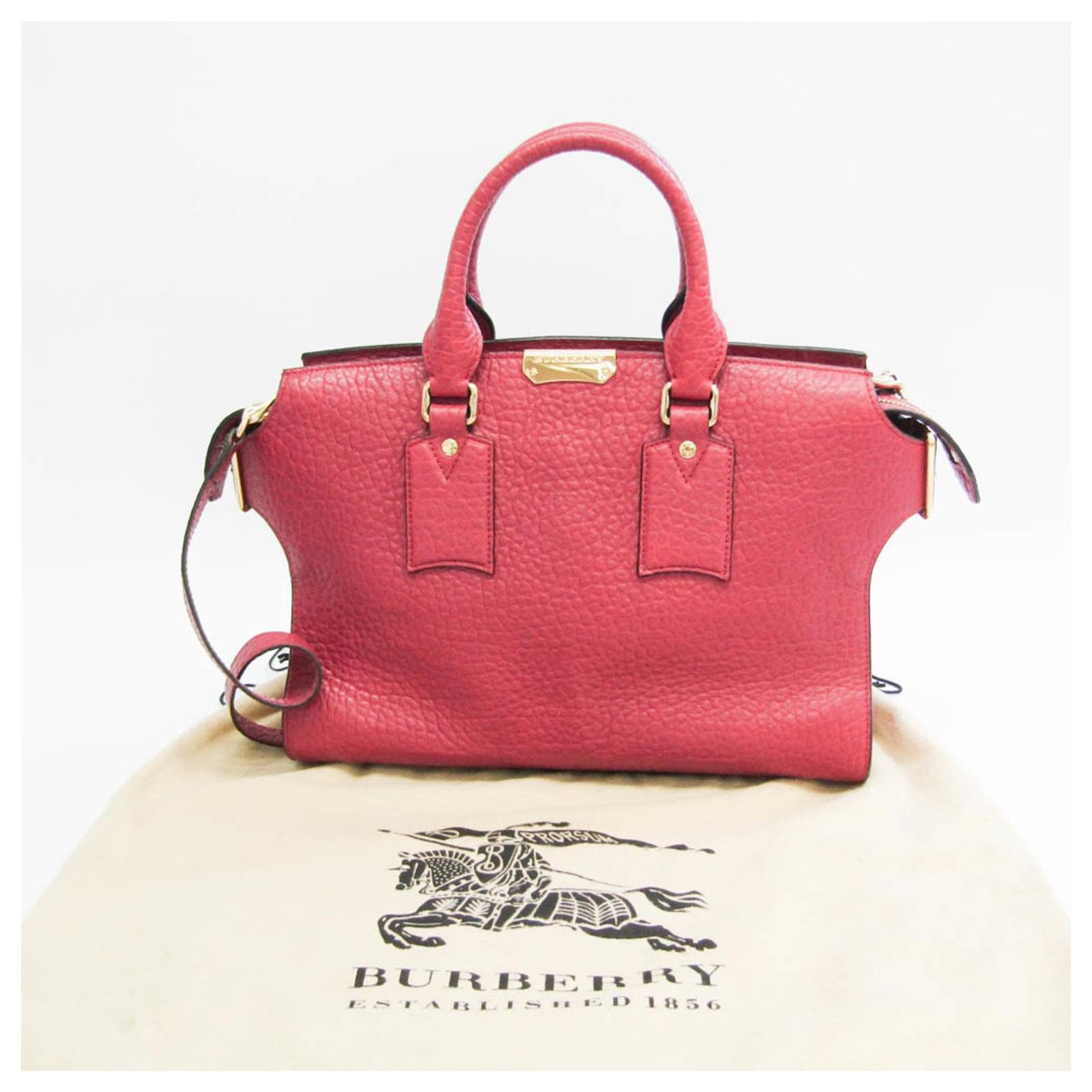 BURBERRY Red Leather  - Joli Closet