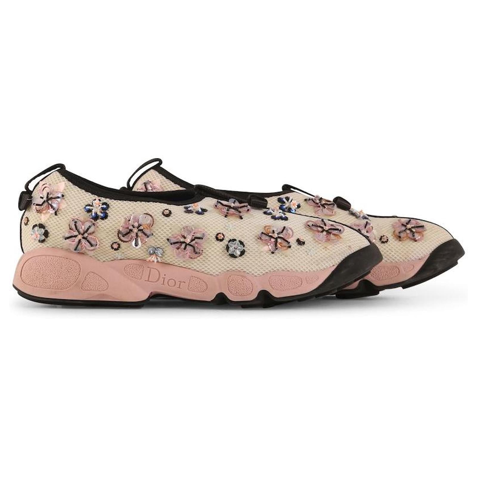 Christian Dior Off-White Mesh Neoprene Fusion Embellished