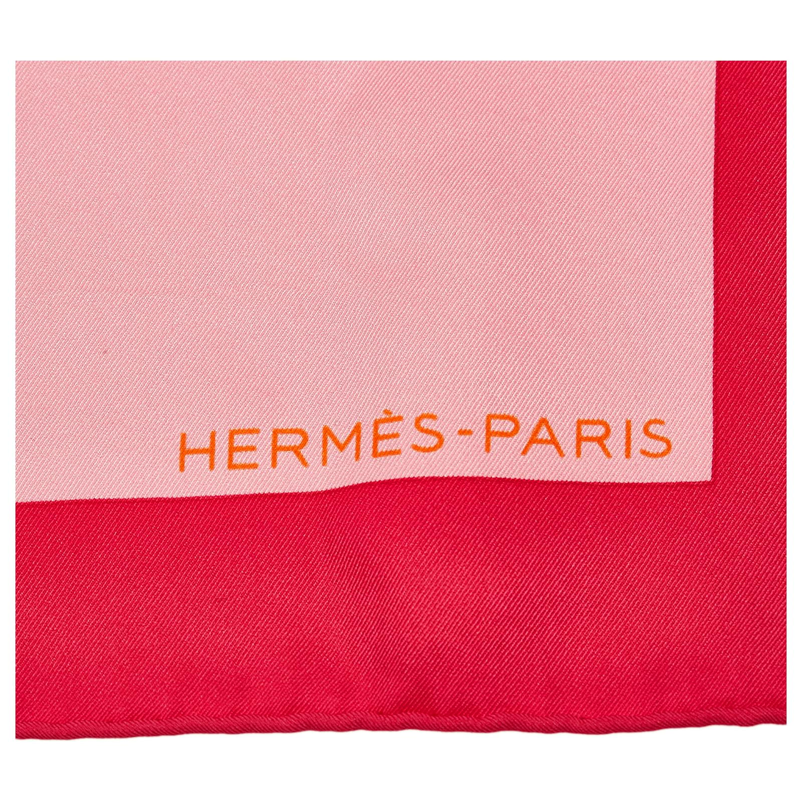 Hermès Hermes Pink Zingaro Tokyo Silk Scarf Cloth ref.791165 - Joli Closet