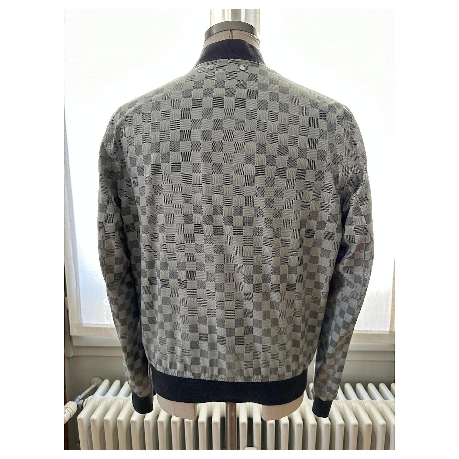 Louis Vuitton Men's Nigo Reversible Jacket Wool and Polyamide