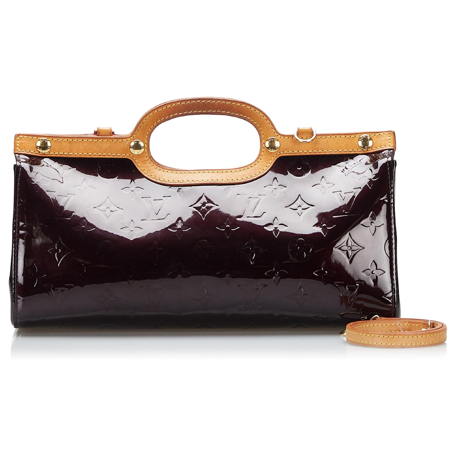 Louis Vuitton Purple Monogram Vernis Roxbury Drive Leather Patent leather  ref.791449 - Joli Closet