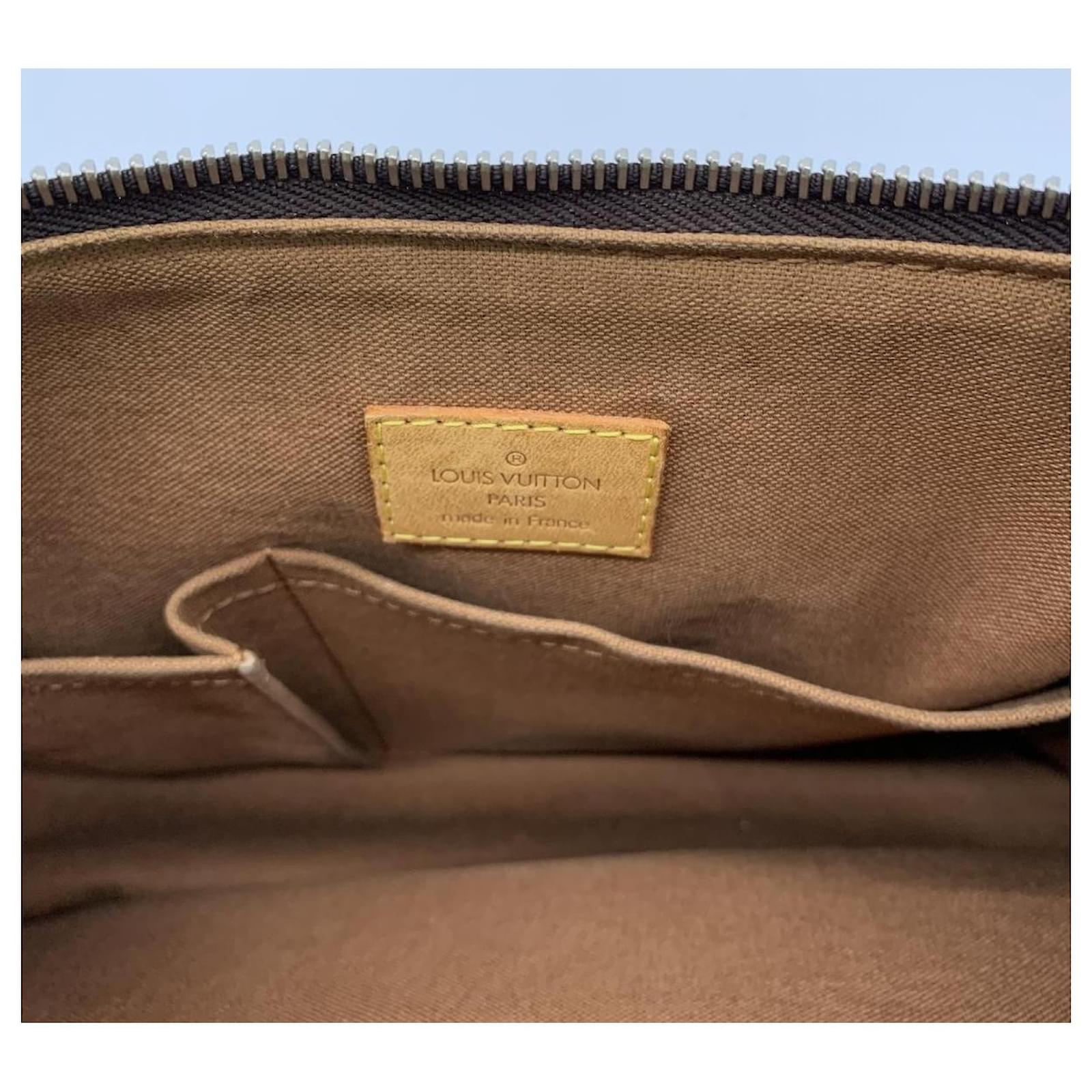 Louis Vuitton Monogram Tulum PM M40076 Brown Cloth ref.914463 - Joli Closet