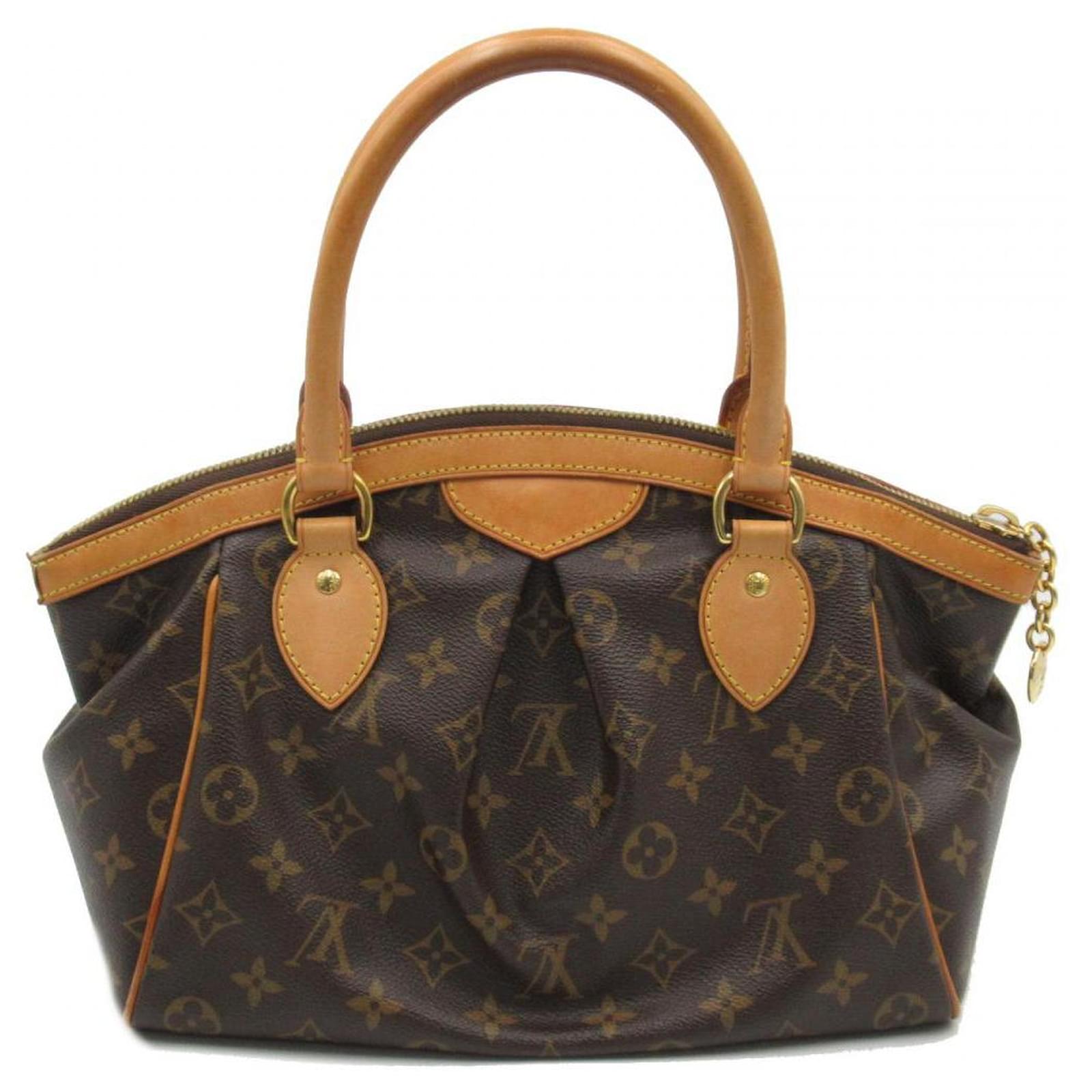 LOUIS VUITTON Louis Vuitton Tivoli PM M40143 Monogram Brown Gold Hardware  Handbag Ladies