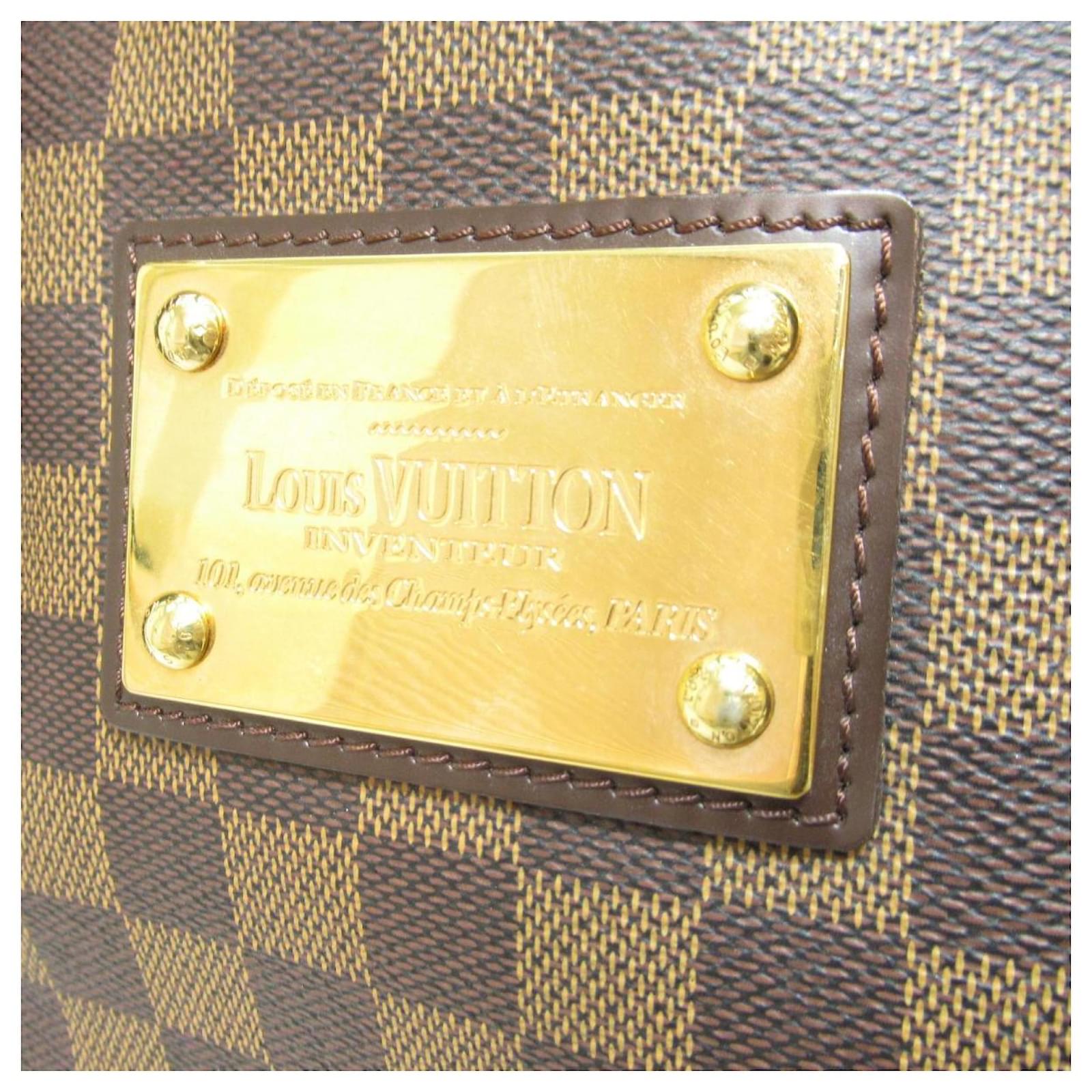 Louis Vuitton Damier Ebene Hampstead MM N51204 Brown Cloth ref.909566 -  Joli Closet