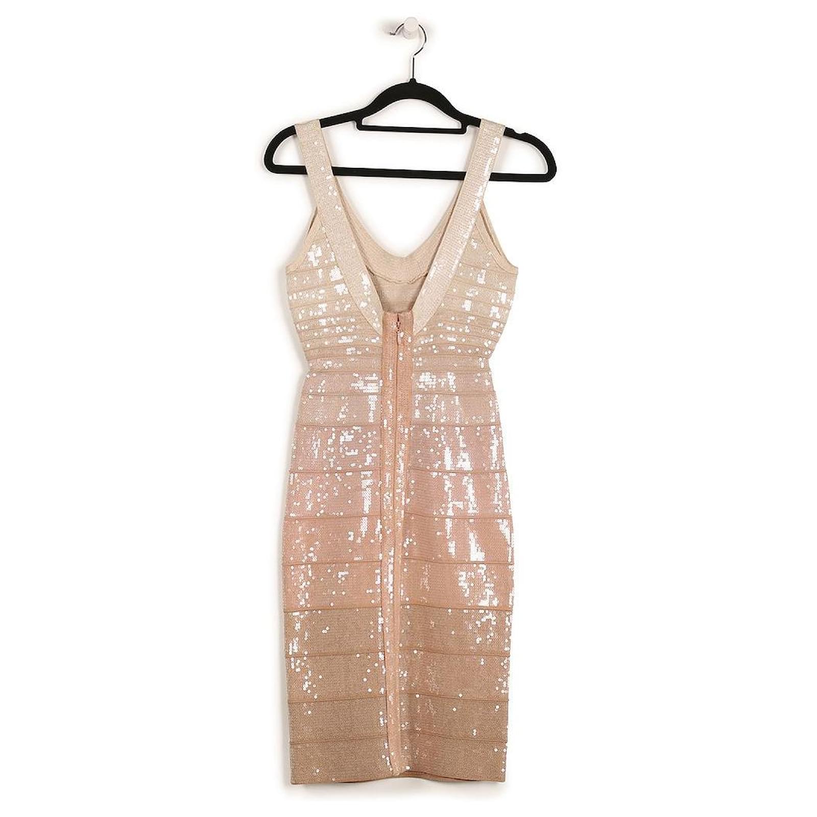 Herve leger sequin clearance dress