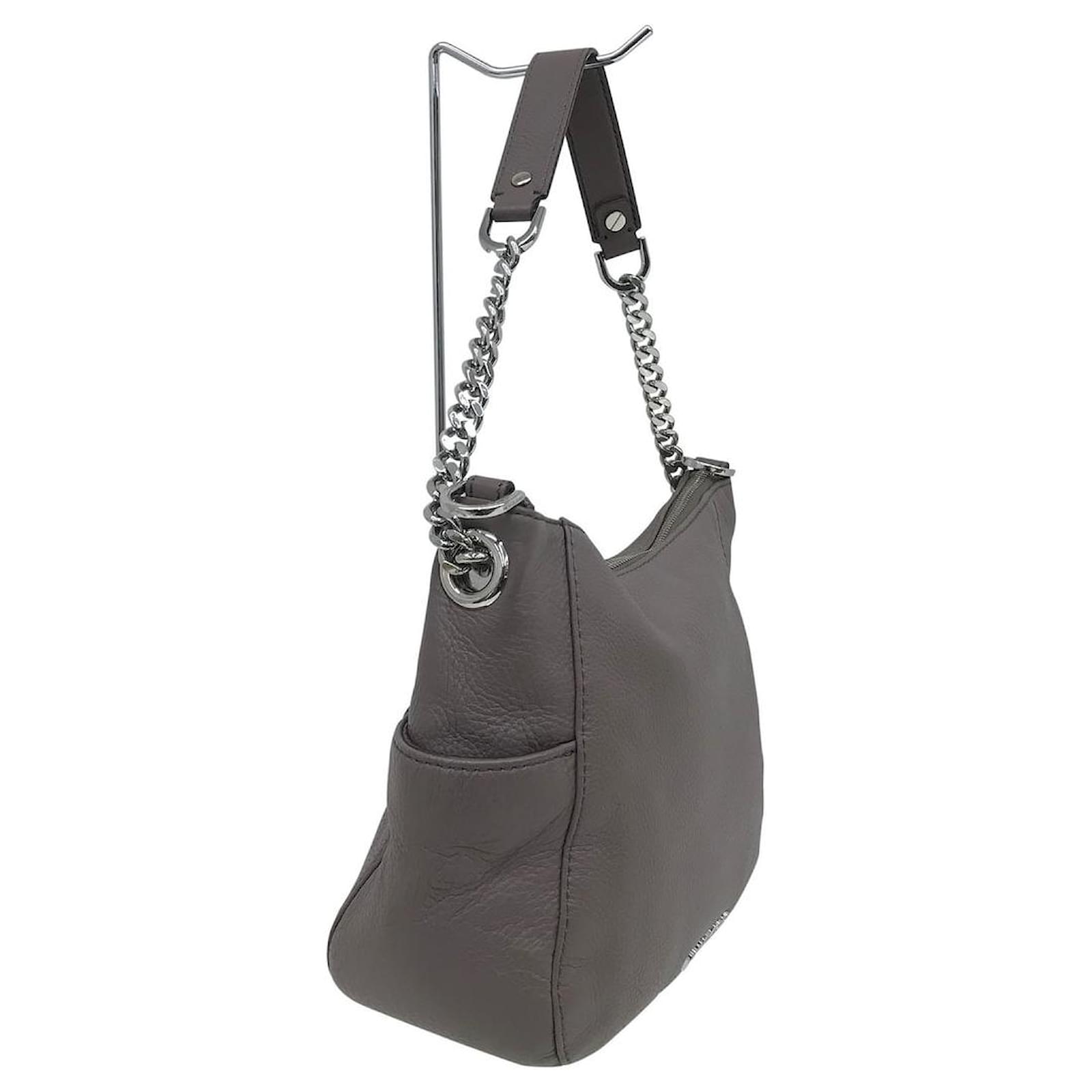 Michael Kors Chandler Grey Leather  - Joli Closet