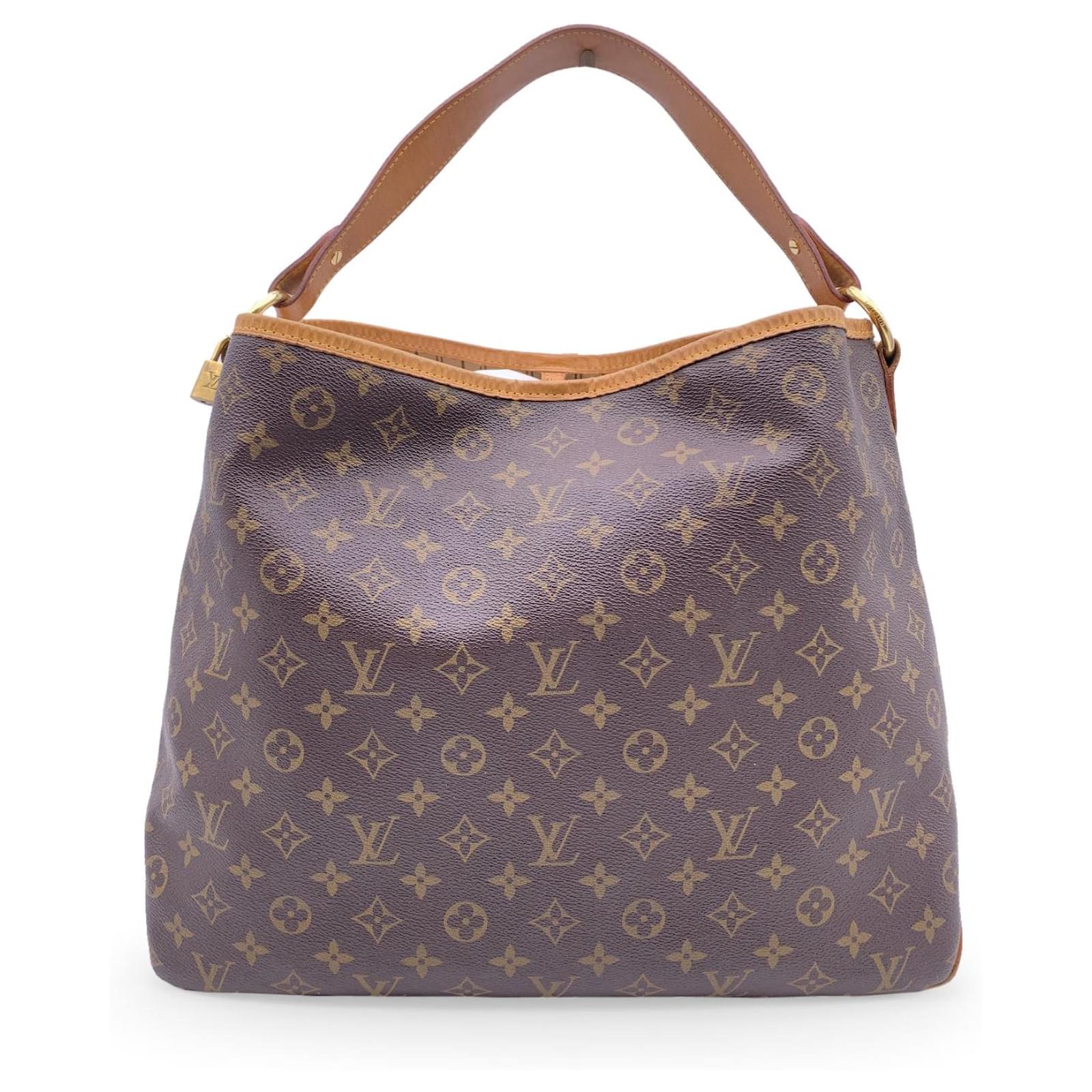 Louis Vuitton Delightful MM Tote Monogram Canvas Shoulder Bag at
