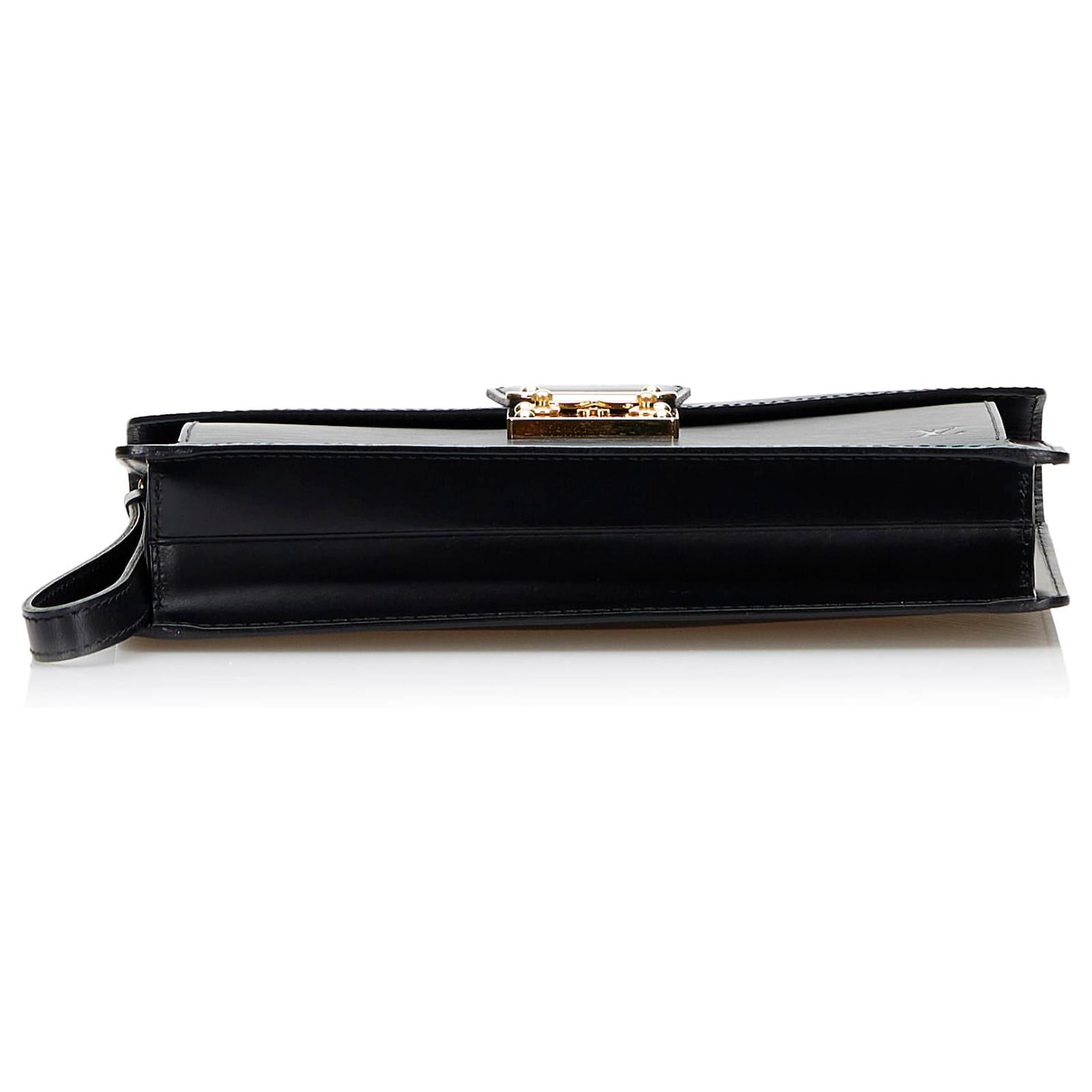 Louis Vuitton Black Epi Pochette Sellier Dragonne Leather ref.794694 - Joli  Closet