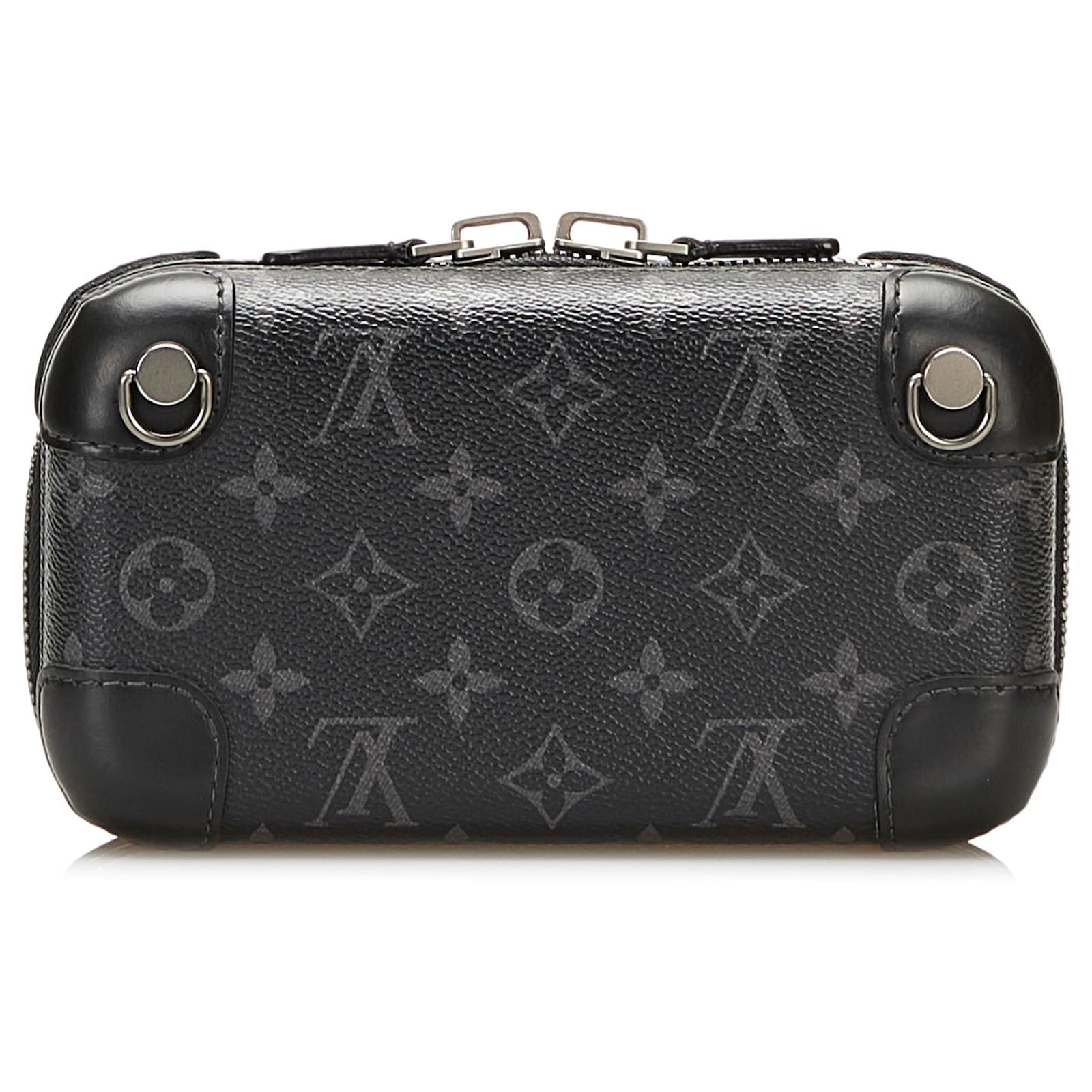 Louis Vuitton Black Monogram Eclipse Horizon Belt Bag Cloth Cloth  ref.794724 - Joli Closet