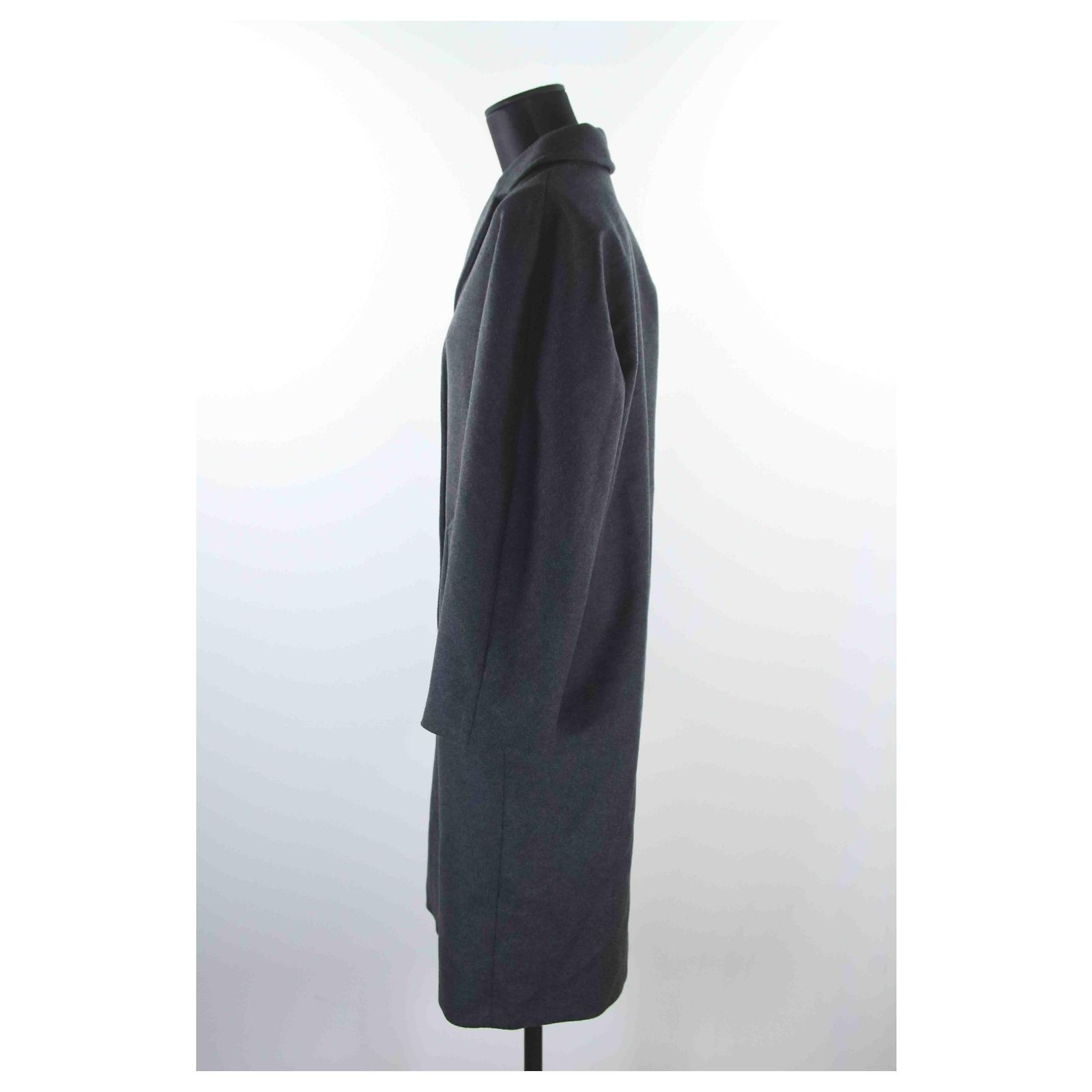 Max Mara coat 38 Grey Wool ref.795143 - Joli Closet