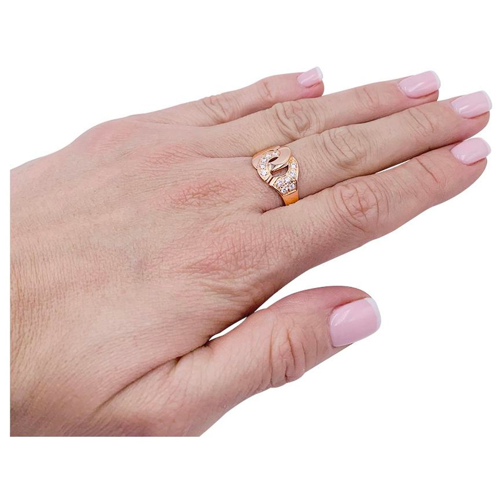 Bracelet Dinh Van R9 Or Rose - Neuf Sans Boîte - Bijou Or Jaune Style Moderne