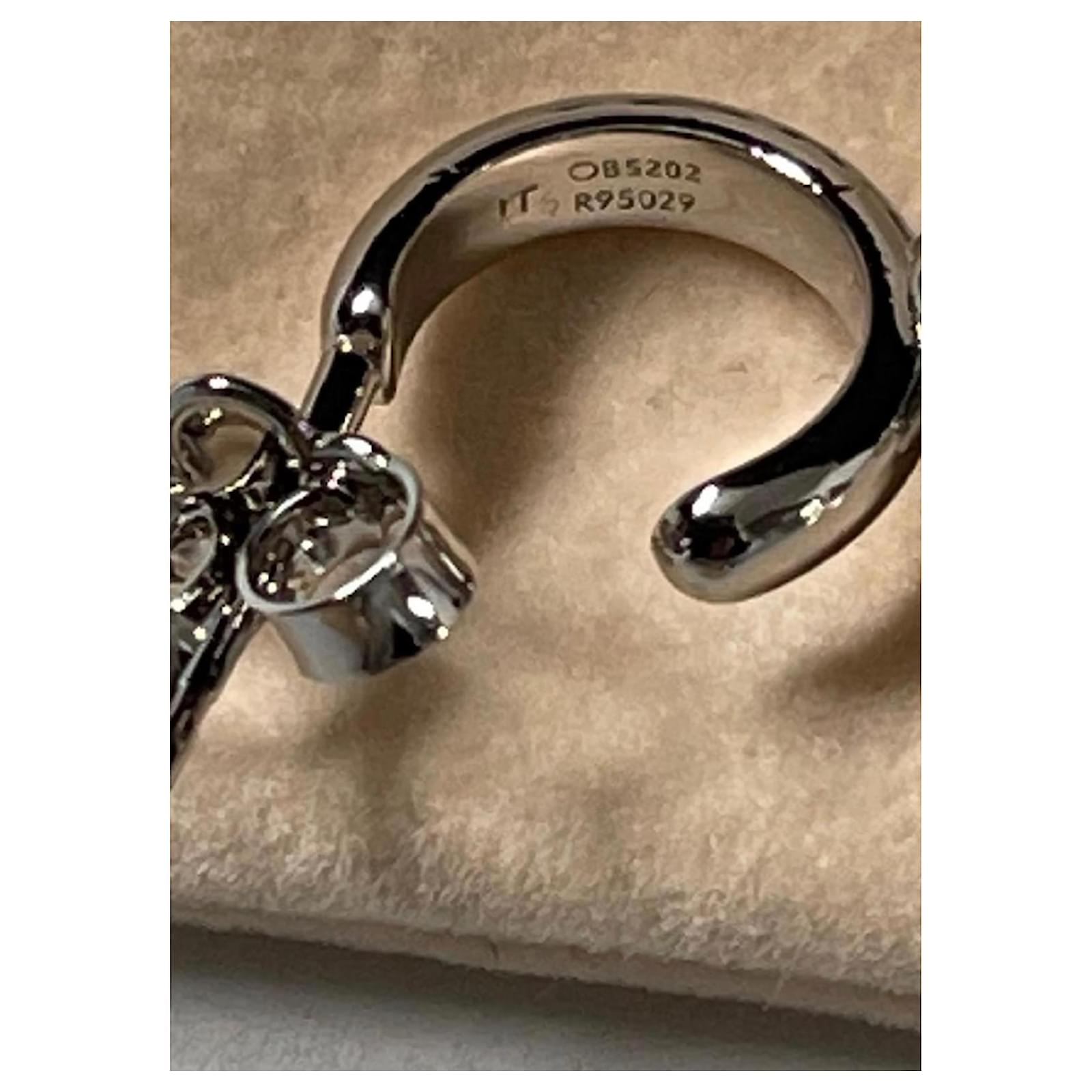 Louis Vuitton My flower earrings Silvery ref.795694 - Joli Closet