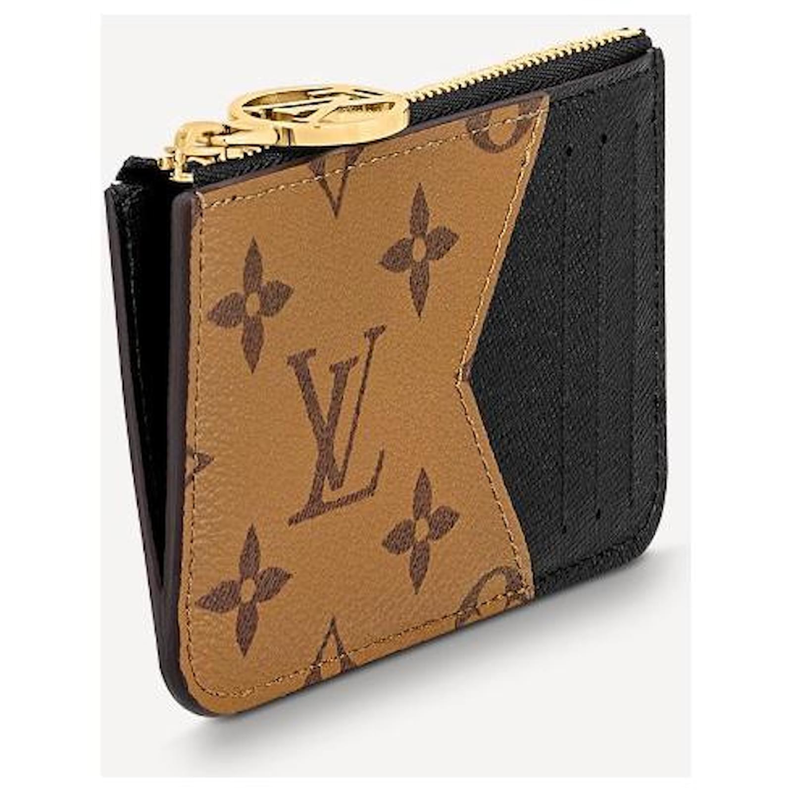 Louis Vuitton LV Romy card Holder reverse Brown ref.796002 - Joli Closet