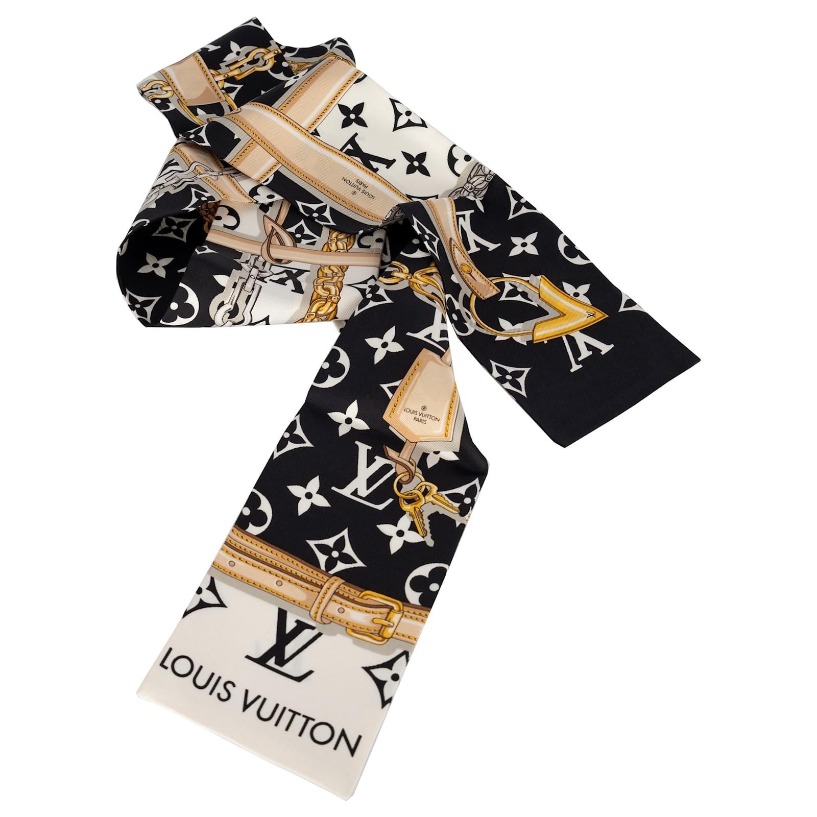 Louis Vuitton Monogram Confidential Bandeau White Silk ref.796282 - Joli  Closet