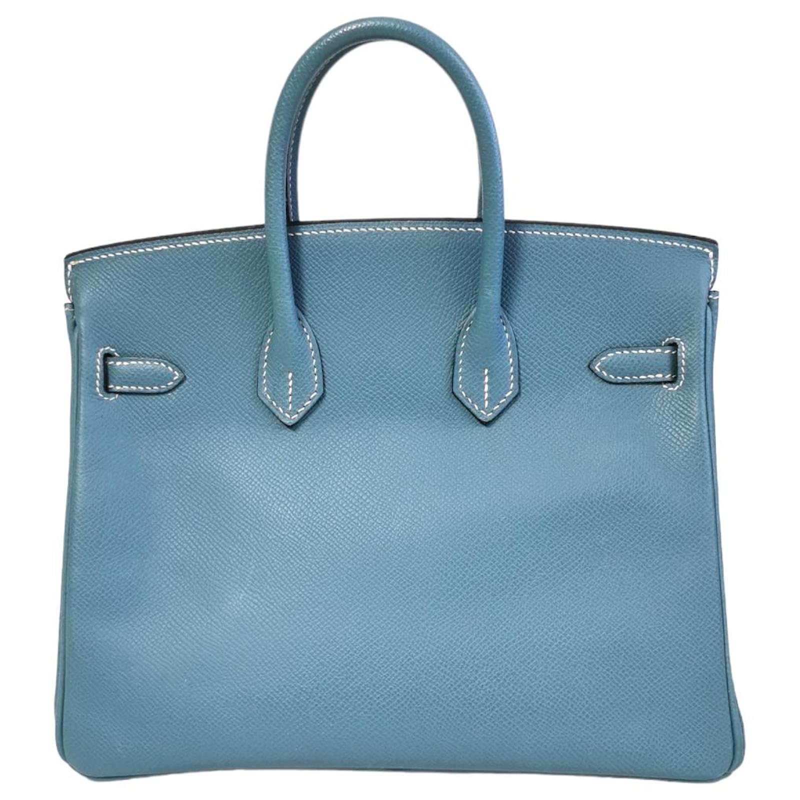 SOLD - HERMES Birkin 25 Epsom Blue Jean Palladium J_Hermès_BRANDS_MILAN  CLASSIC Luxury Trade Company Since 2007