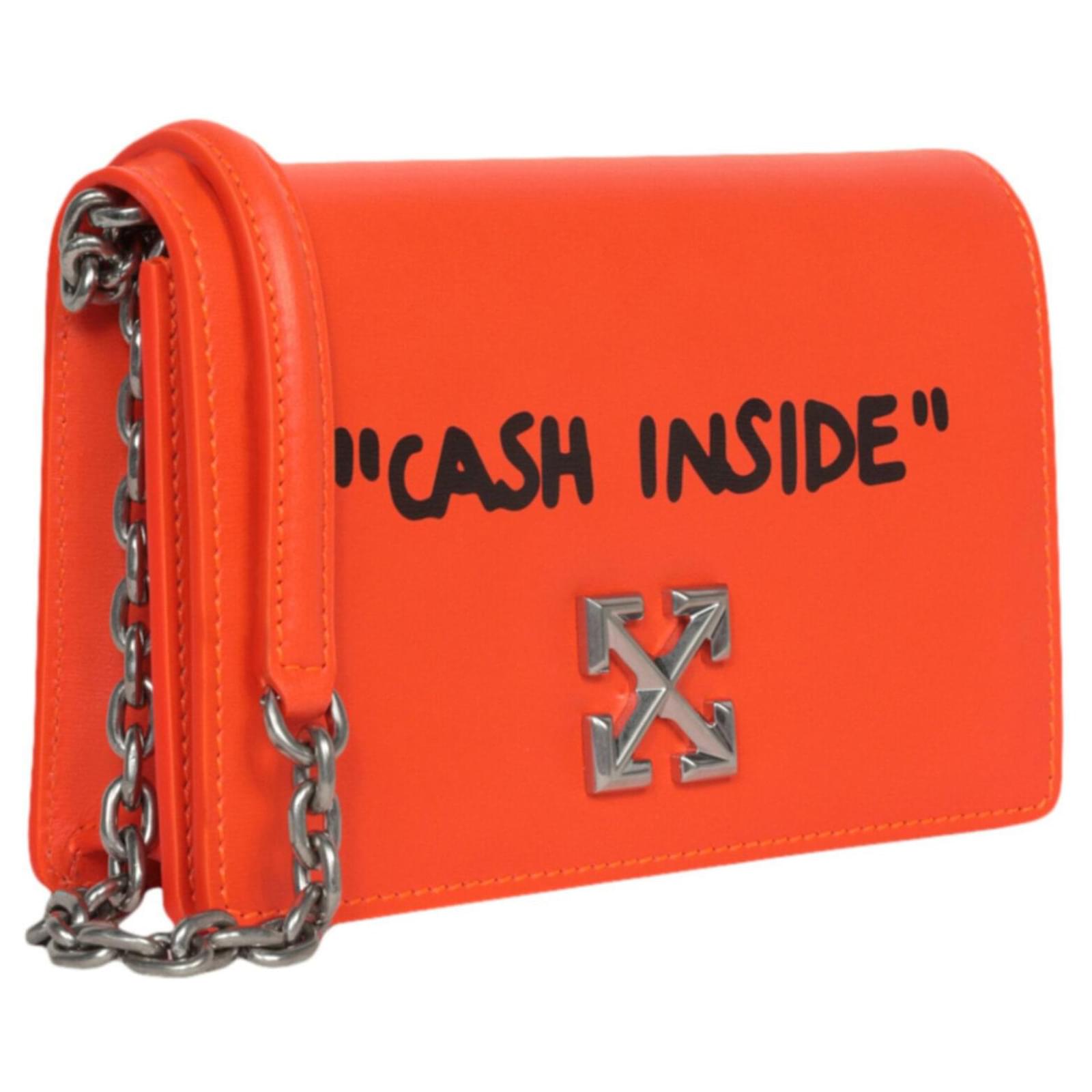 Off-White Jitney Cash Inside Crossbody Bag