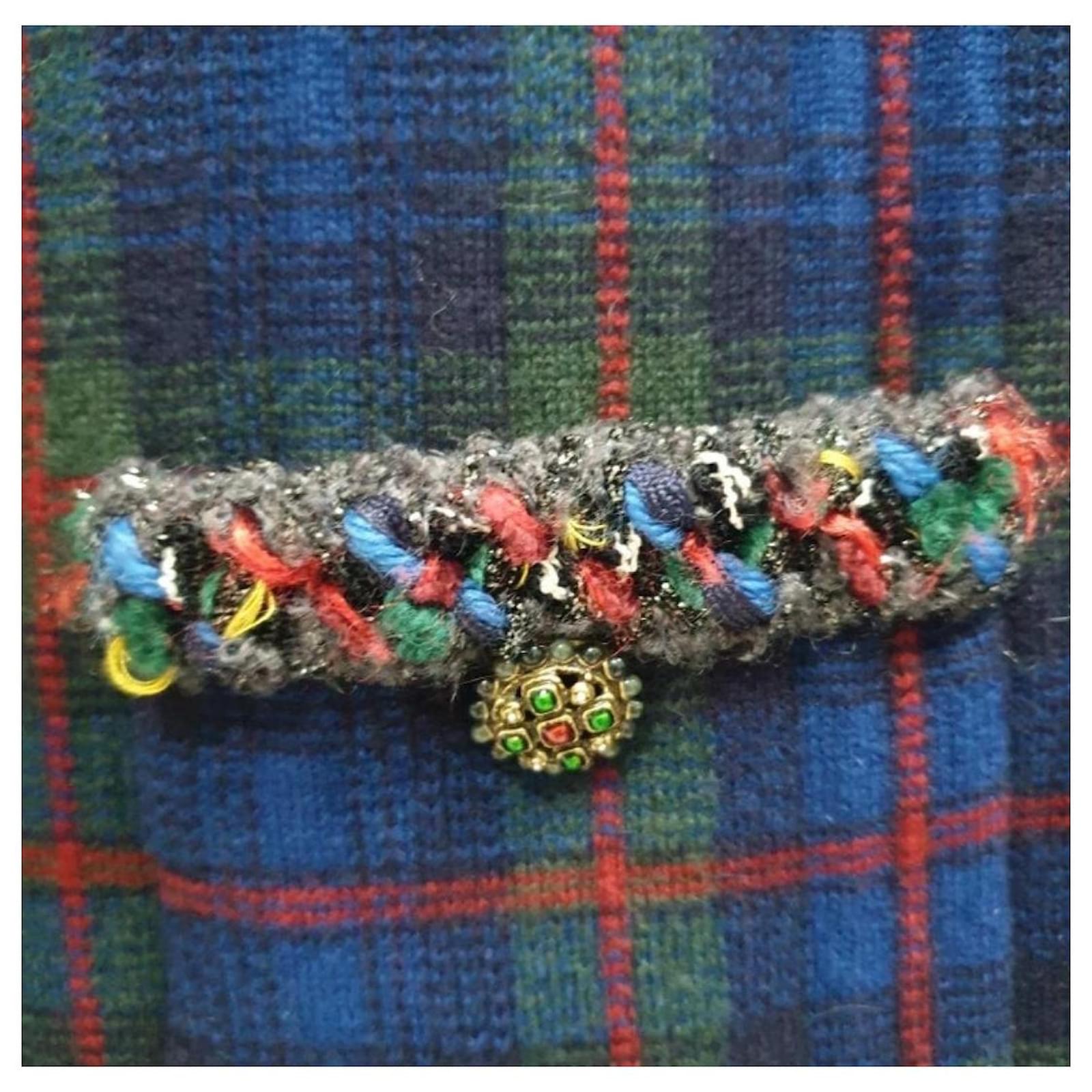 Chanel 13A Paris Edinburgh Tweed Multicolor Jacket Multiple colors ref ...