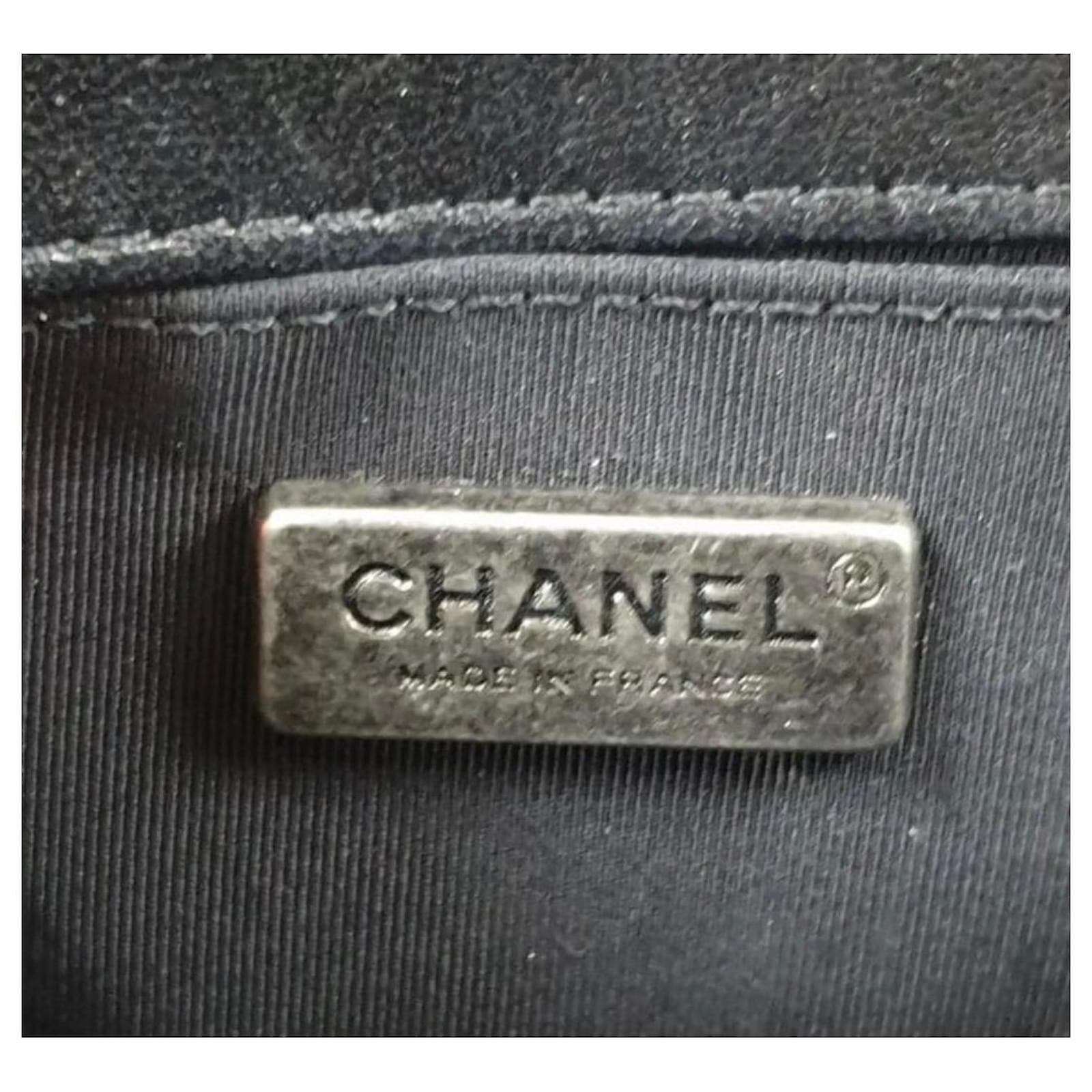 Chanel Swarovski Crystal & Black Lambskin Leather Small Boy Bag Multiple  colors ref.797737 - Joli Closet