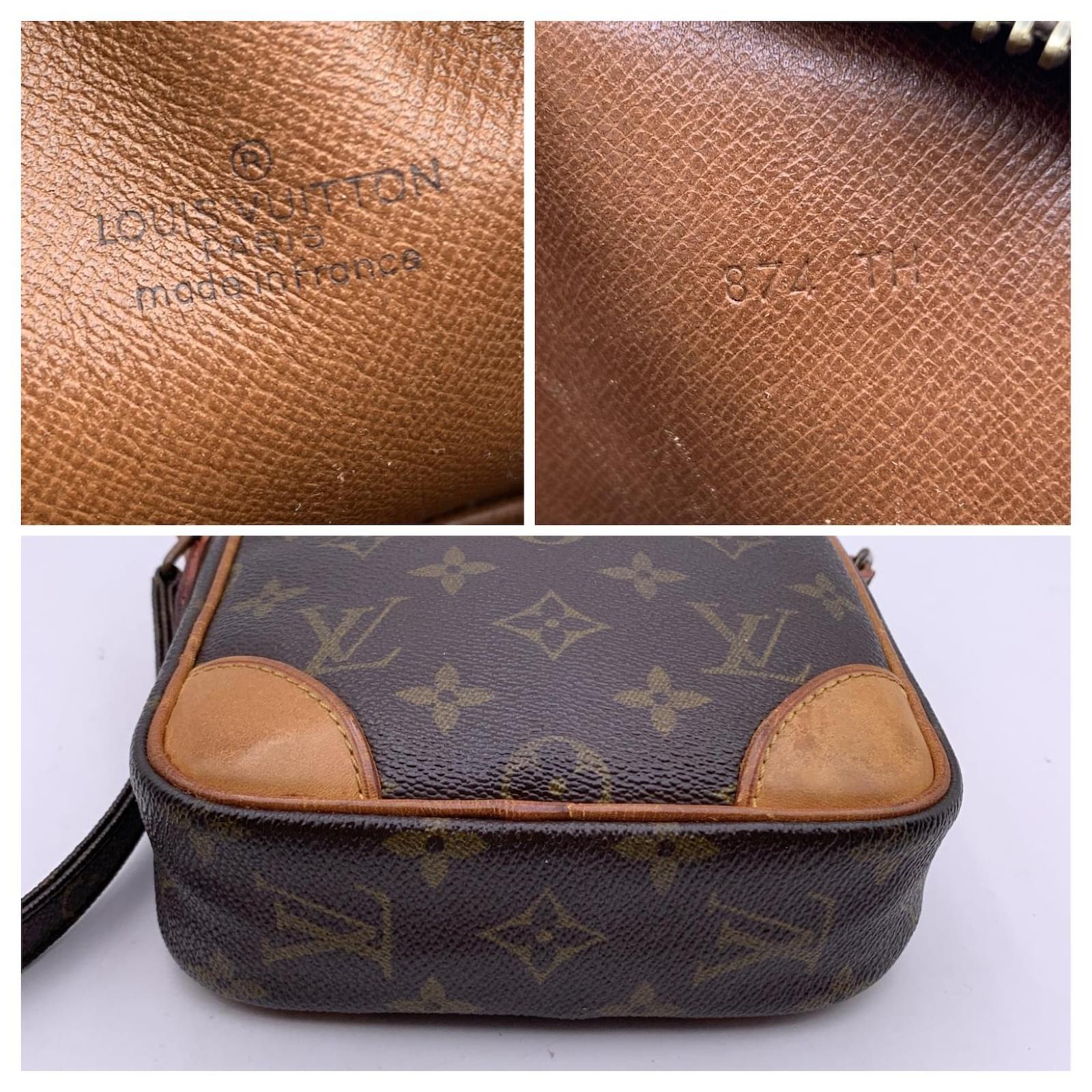 Louis Vuitton Vintage Monogram Canvas Danube Crossbody Messenger Bag Brown  Cloth ref.798044 - Joli Closet