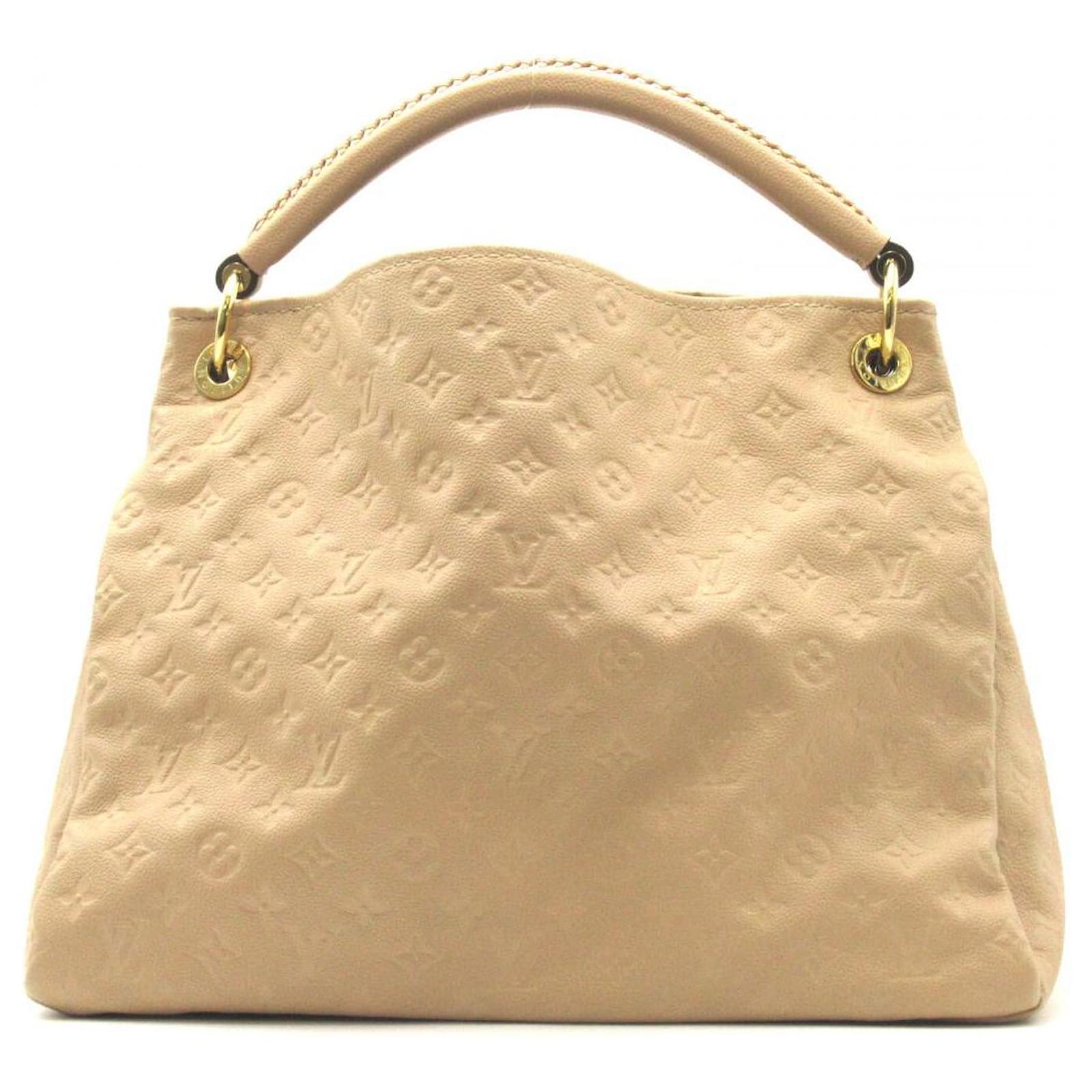 Louis Vuitton Monogram Empreinte Artsy MM M41182 Beige Leather