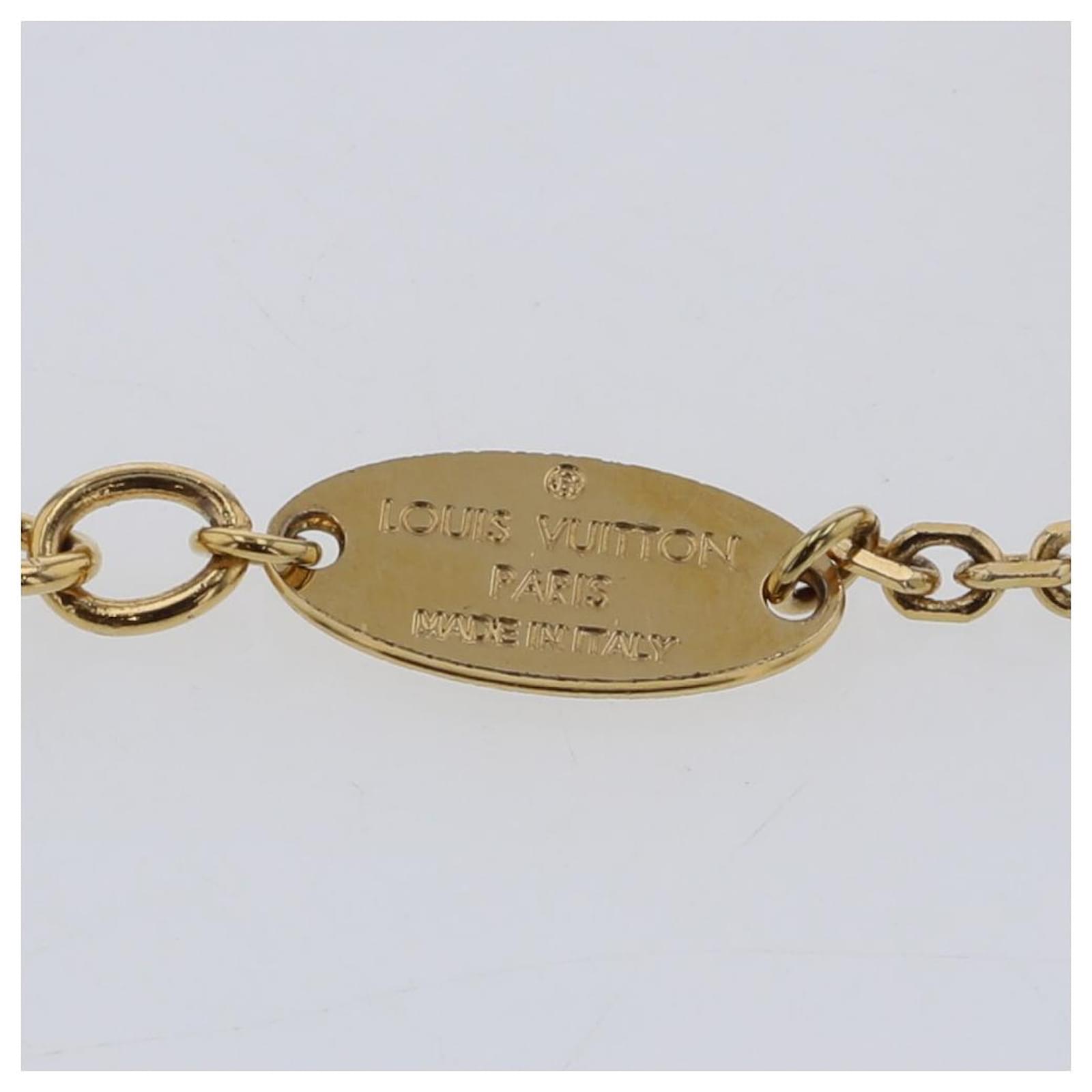 LOUIS VUITTON bracelet M64858 Blooming Brasserie metal gold Women Used –