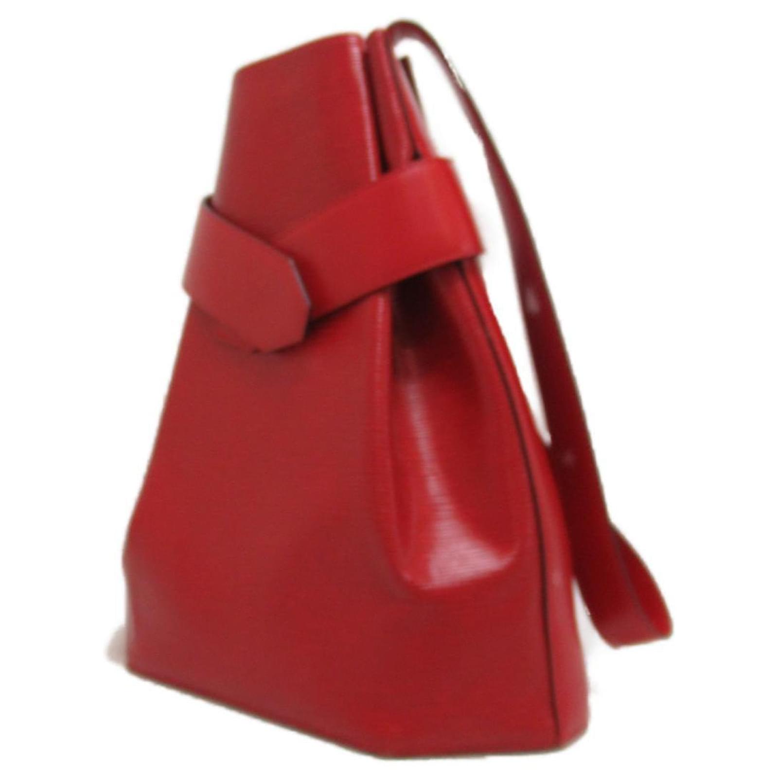 Louis Vuitton Epi Sac De Paule M80197 Red Leather Pony-style
