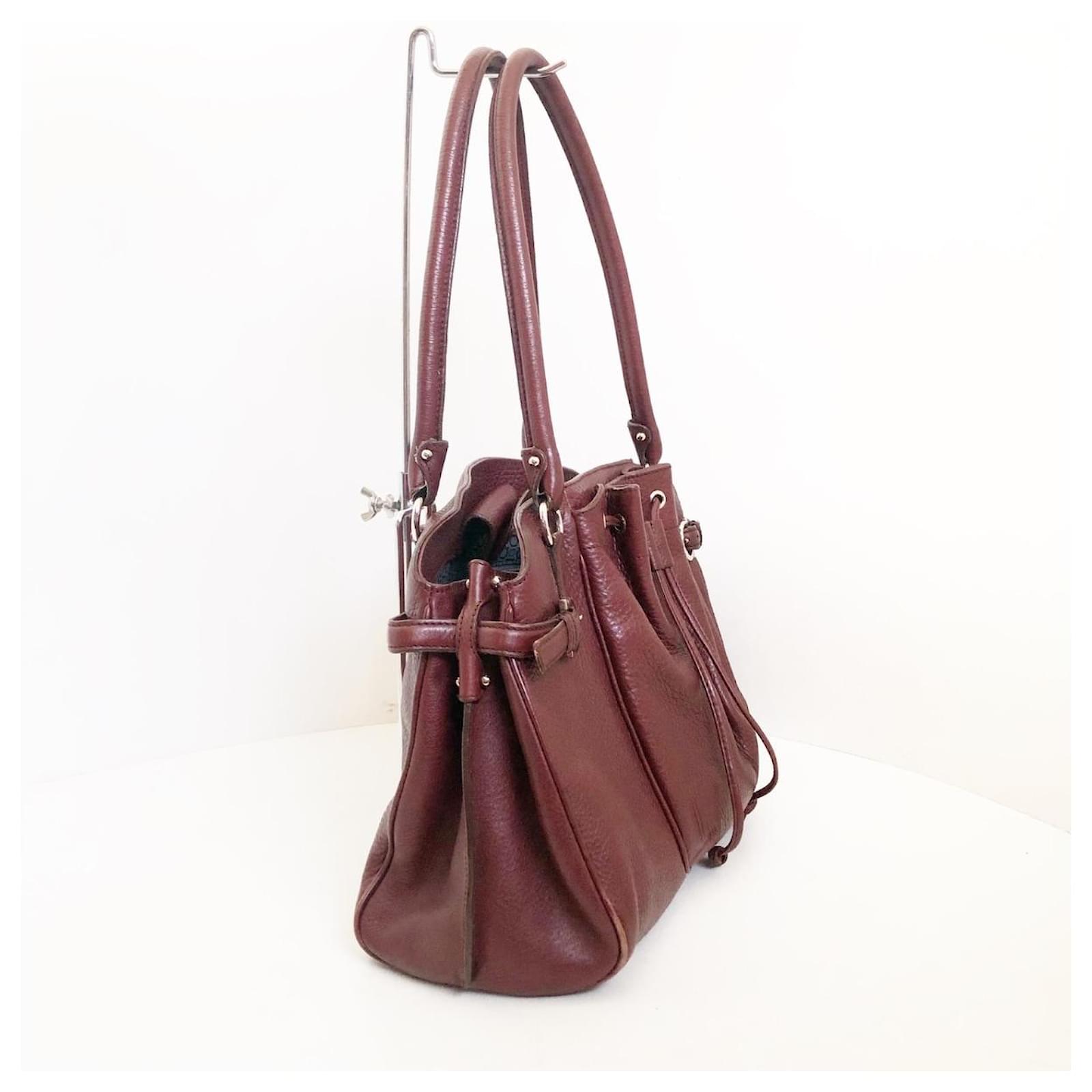 【SALVATORE FERRAGAMO】GANCINI HANDBAG Salvatore Ferragamo Gancini Leather ref.798679 - Joli Closet