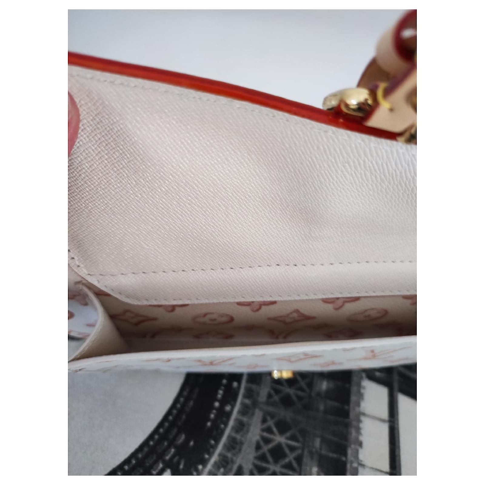 Louis Vuitton Maxi Pouch Accessories Beige Leatherette ref.799566
