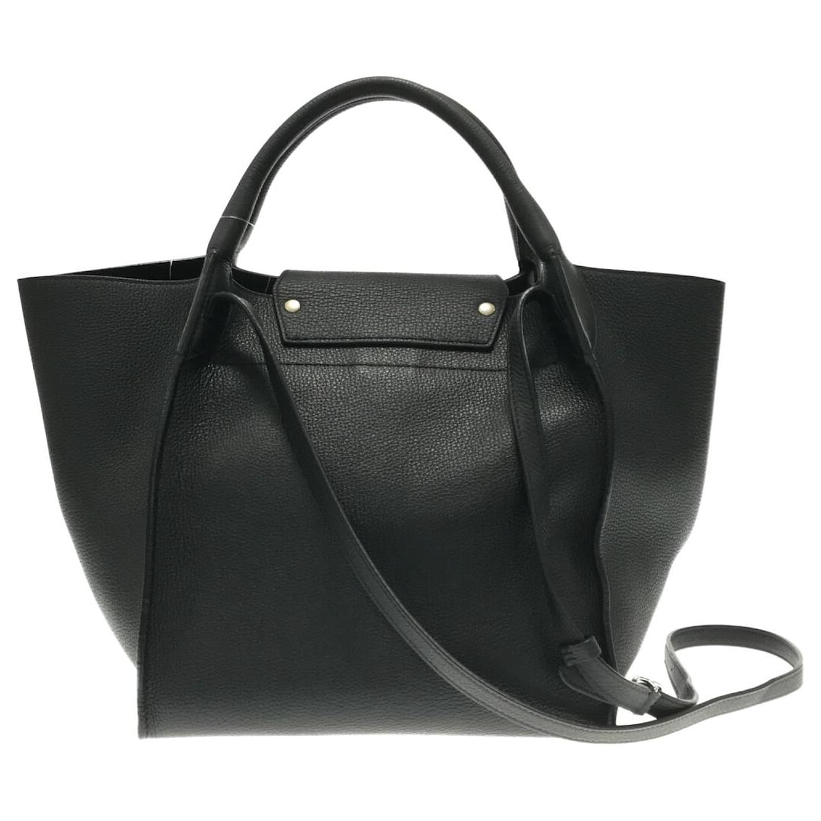 Céline Big Bag Cuir Noir ref.800081 Joli Closet