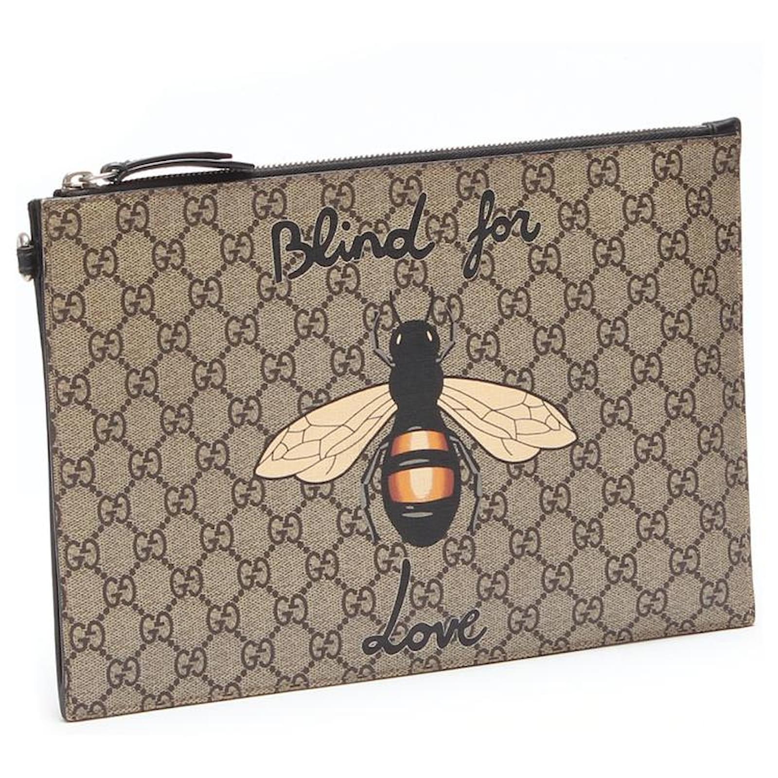 Gucci bee clutch on sale bag