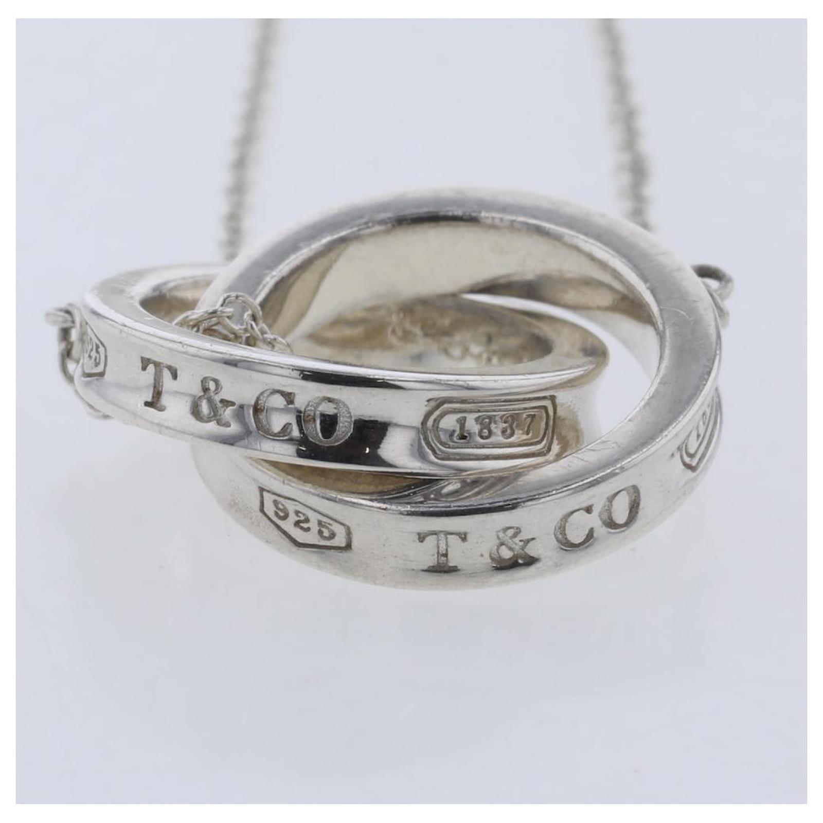 Tiffany 1837 Interlocking Tiffany Circle Duo Pendant Tiffany 1837