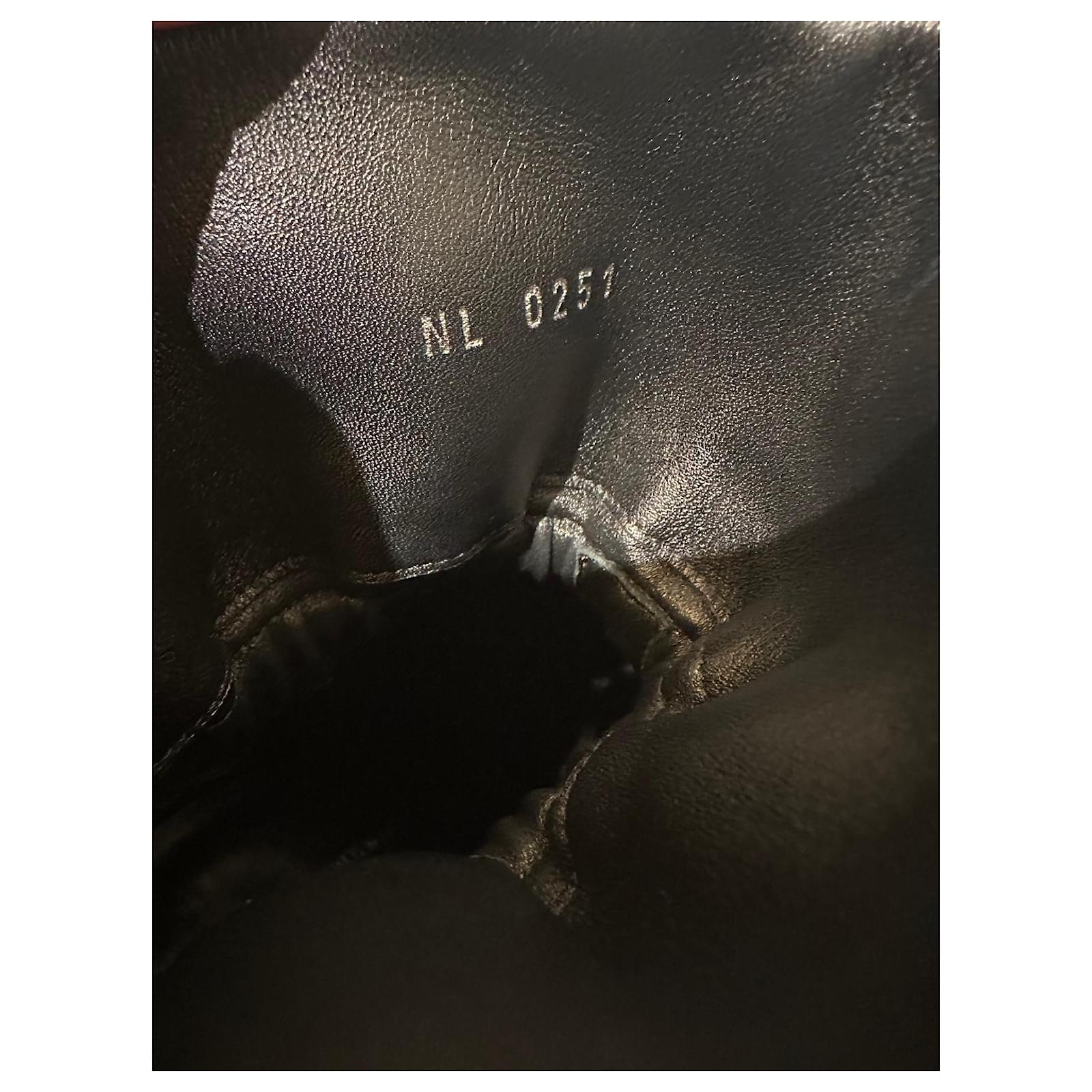 LOUIS VUITTON Calfskin Monogram Silhouette Sandals 38 Black 1219816