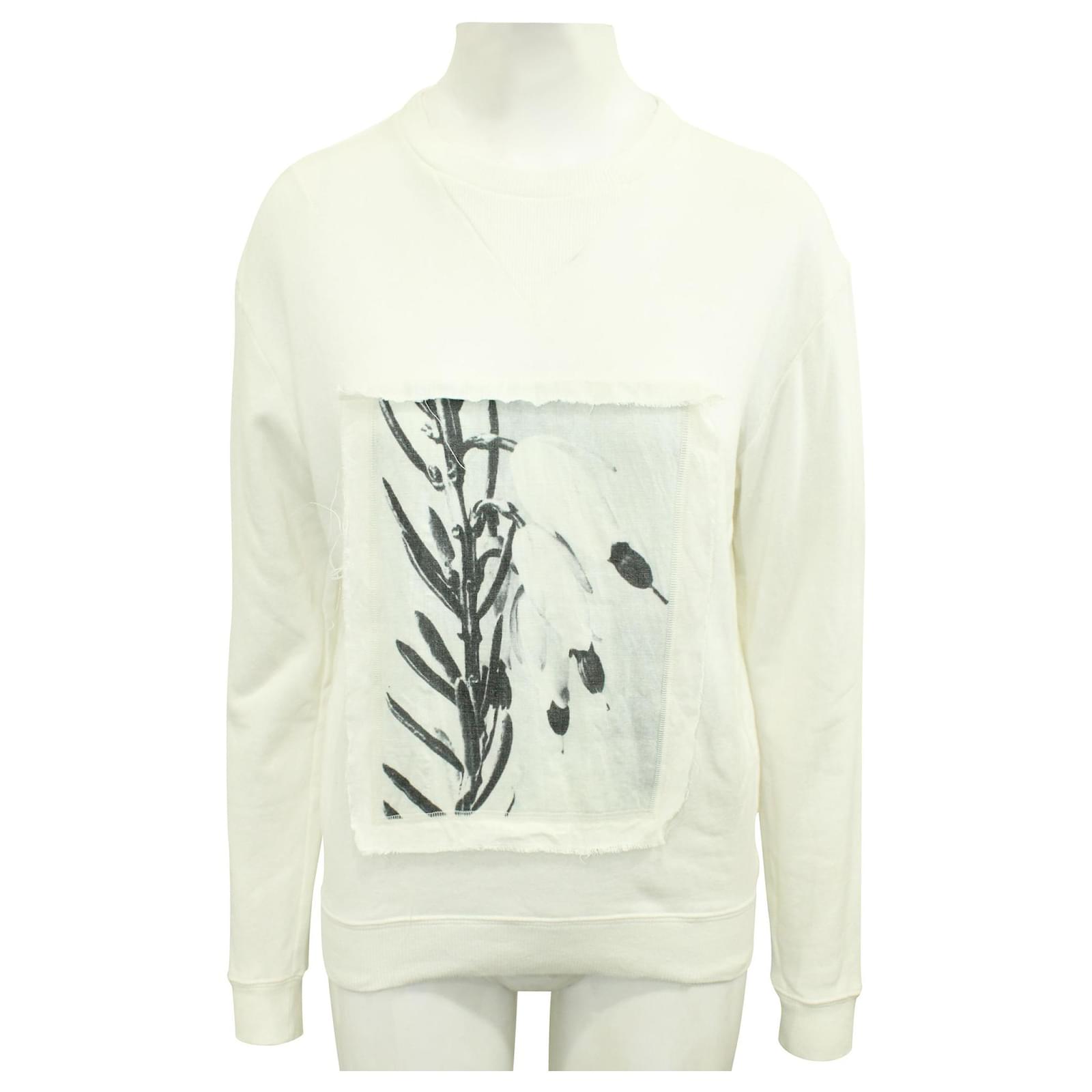 Loewe Sweat blanc avec imprimé Coton ref.804539 Joli Closet