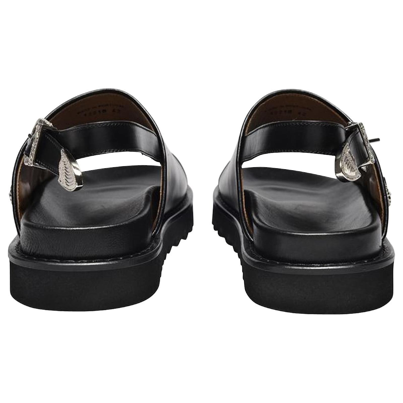 Toga Pulla Sandals in Black Leather ref.804576 - Joli Closet