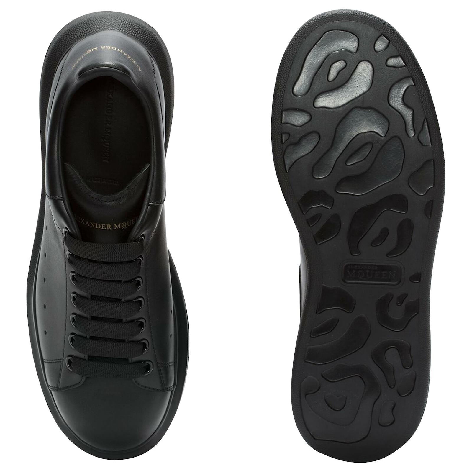 Escarpins Alexander McQueen En Cuir Verni Noir - Taille 39,5 (US 8.5) - Occasion