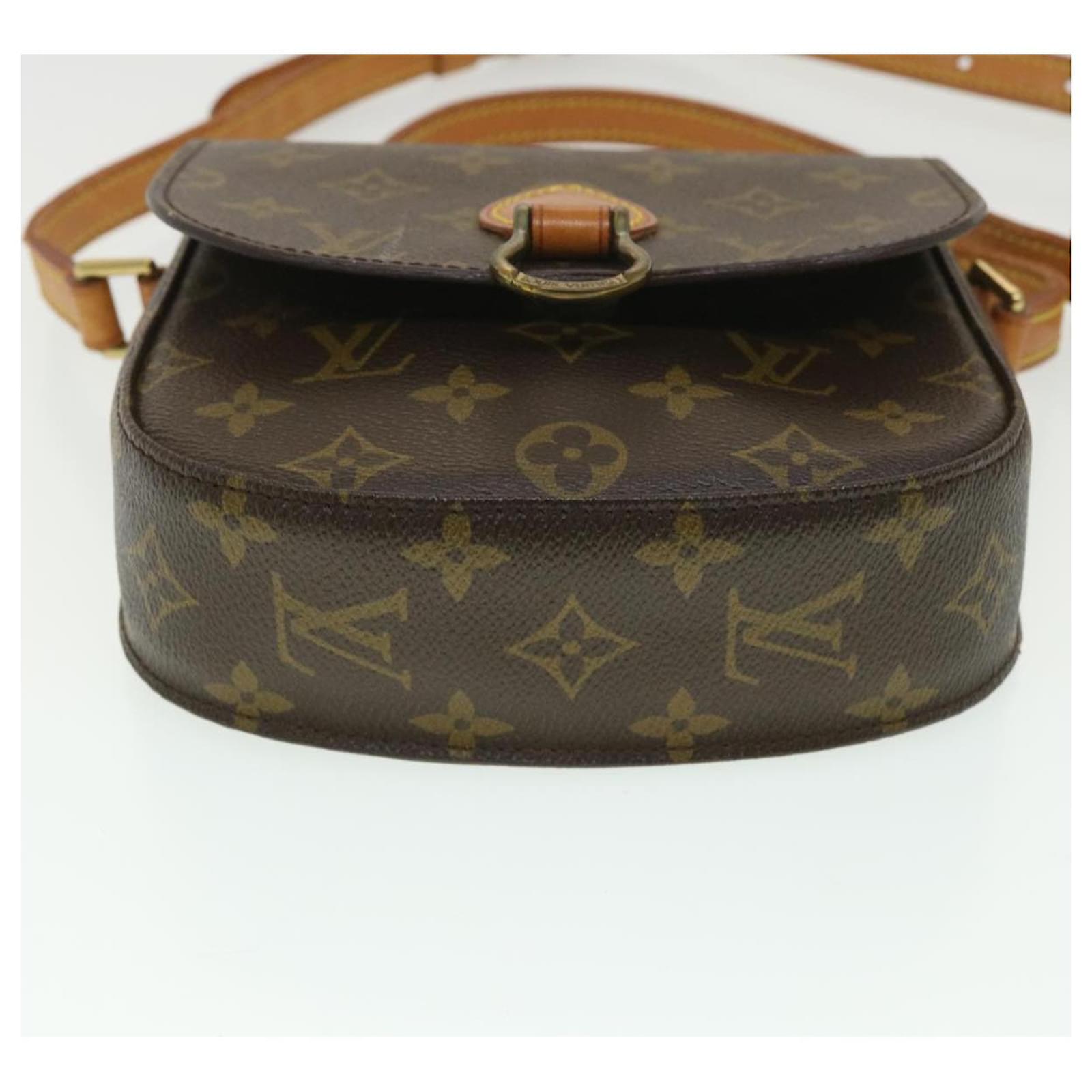 LOUIS VUITTON Monogram Saint Cloud PM Shoulder Bag M51244 LV Auth