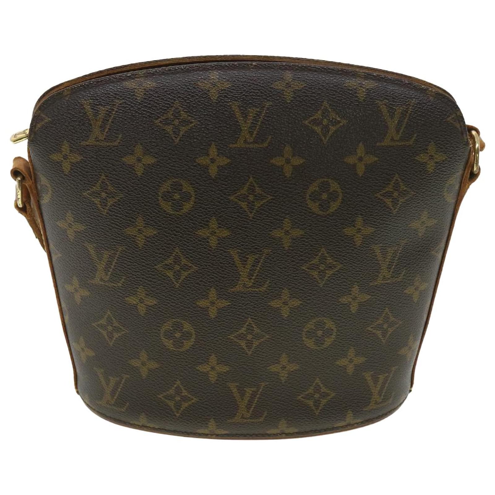 Louis-Vuitton Shoulder bag Monogram Drouot M51290 Authentic