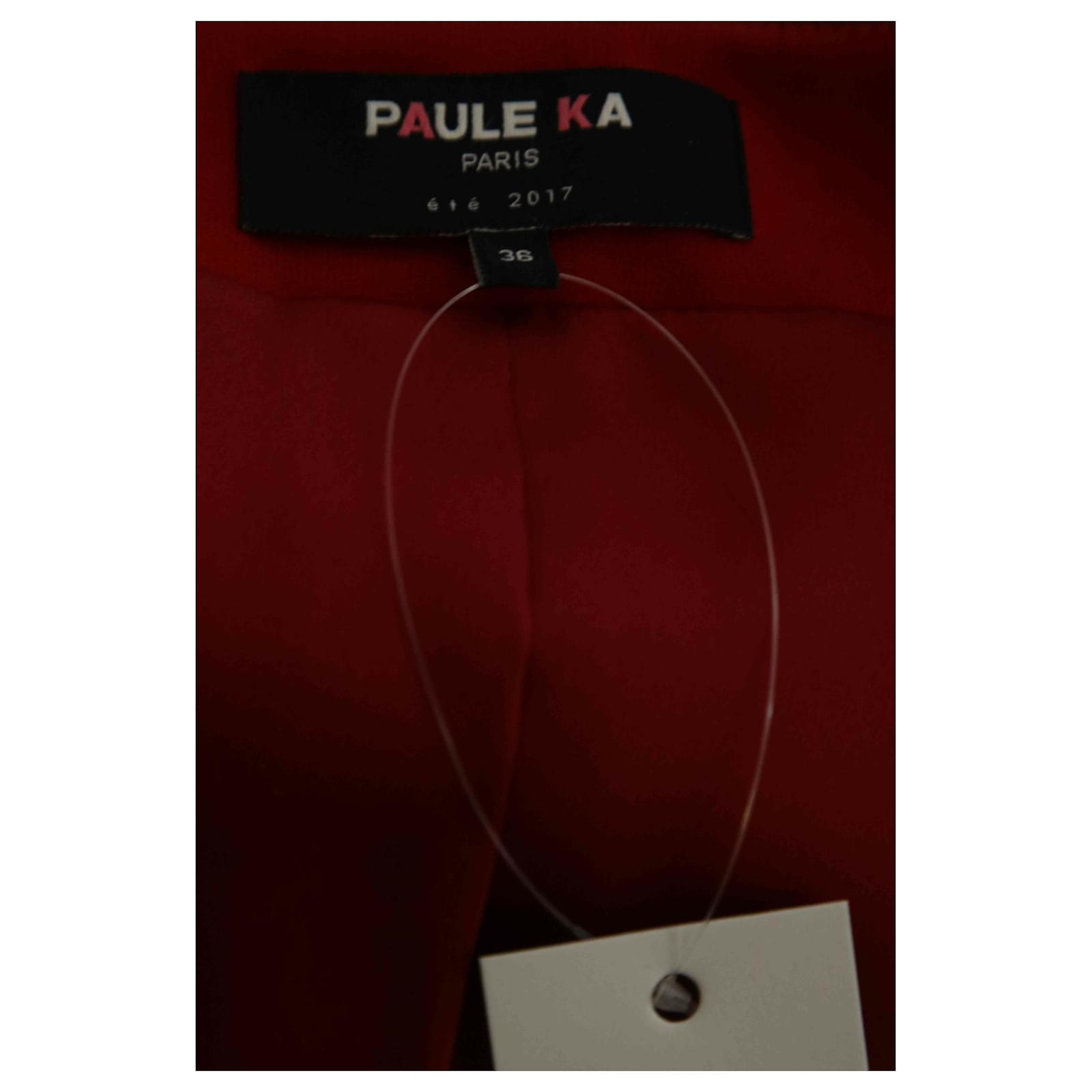 Paule Ka jacket 36 Red Joli Closet