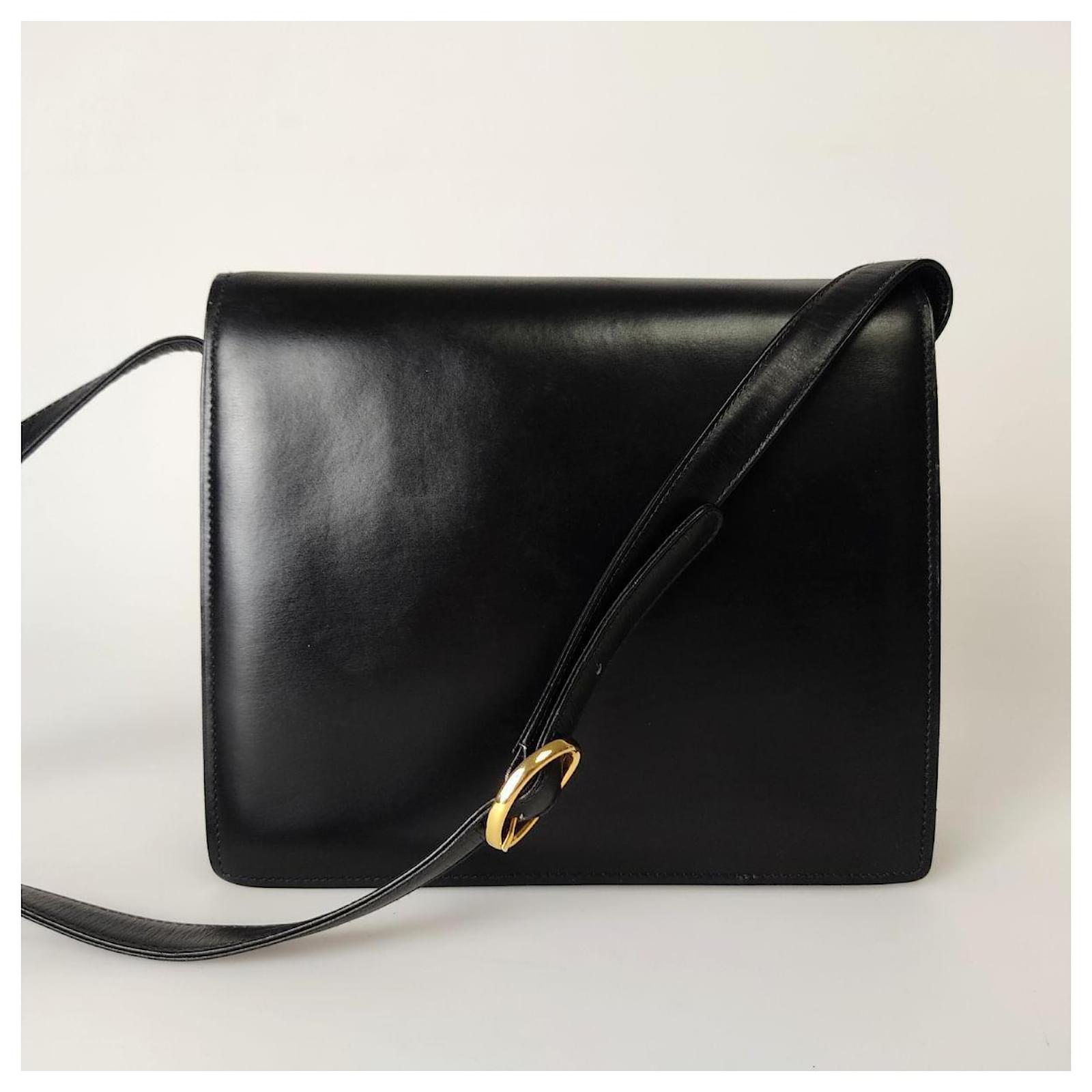 gucci 1950s Web bag in black leather ref.805949 - Joli Closet