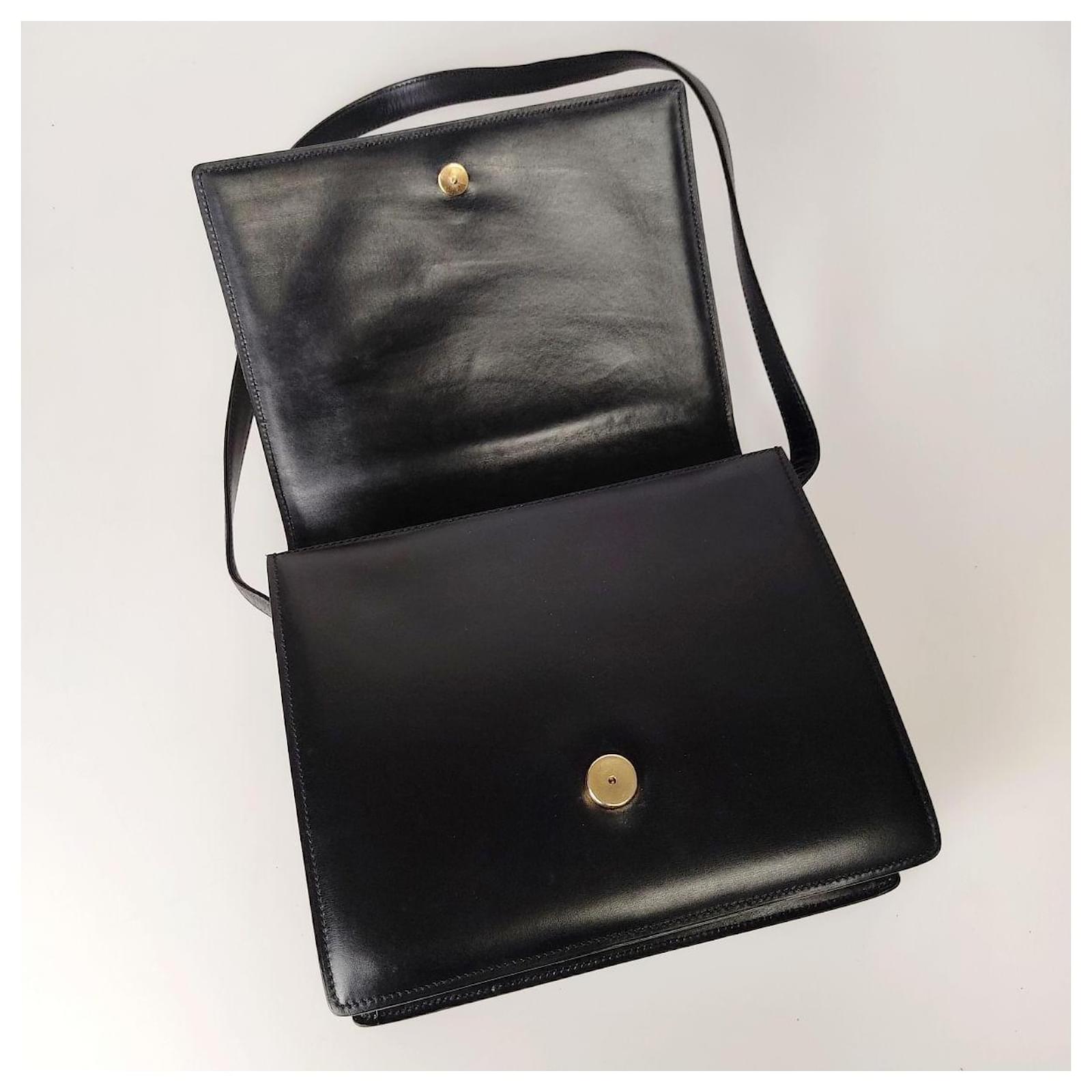gucci 1950s Web bag in black leather ref.805949 - Joli Closet
