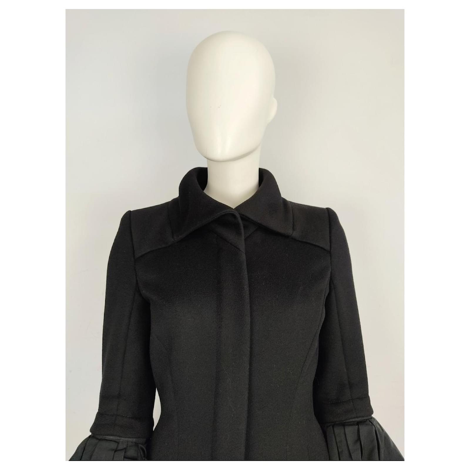 Louis Vuitton Louis Vuitton Women's Wool Cashmere Coat (XS) Black